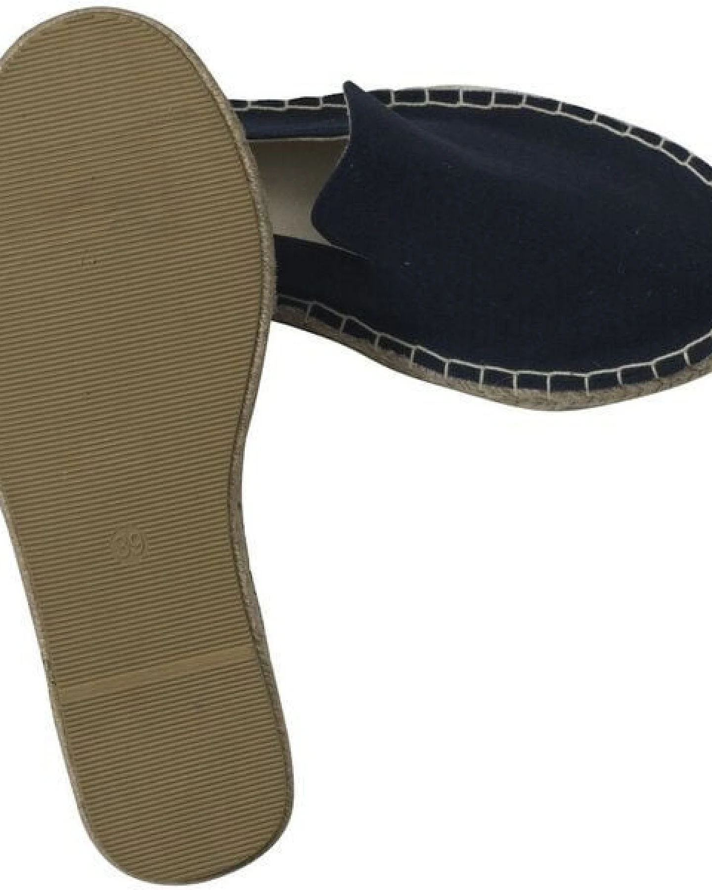 Japanwelt Espadrilles Damen Espadrilles Canvas Pantoffeln Glitzer Leinen Sommerlatschen – Ansicht 4