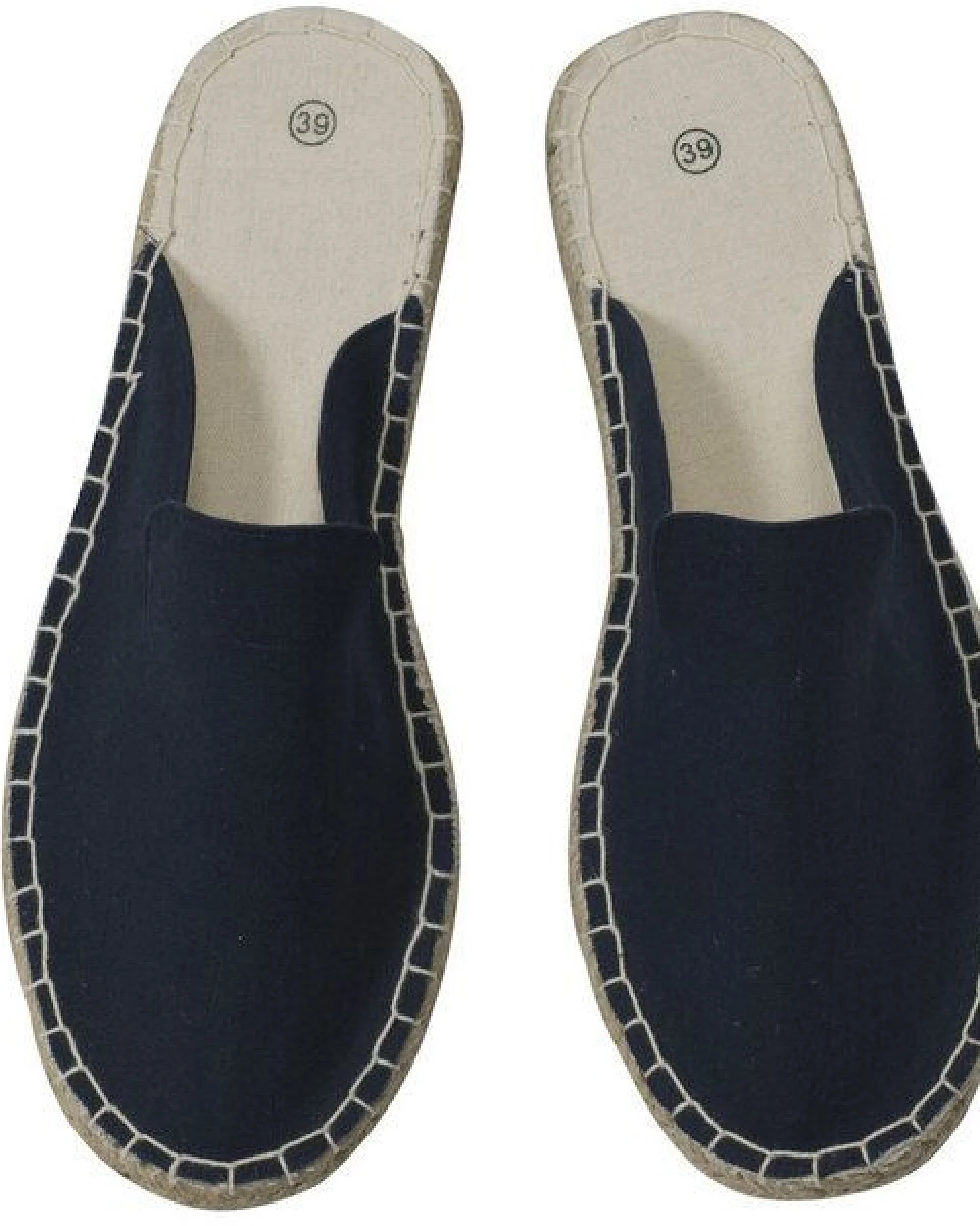 Japanwelt Espadrilles Damen Espadrilles Canvas Pantoffeln Glitzer Leinen Sommerlatschen – Ansicht 4