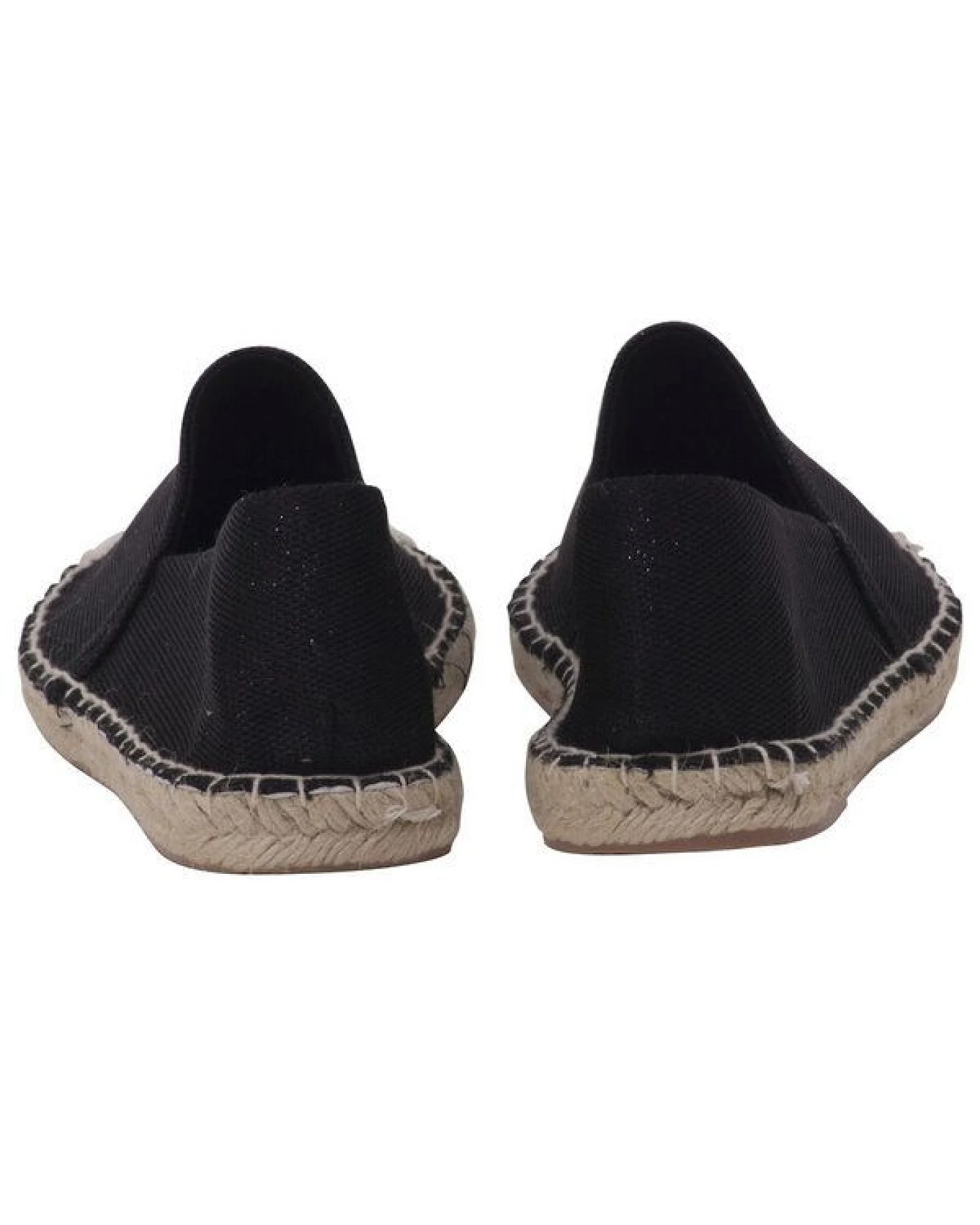 Japanwelt Espadrilles Damen Espadrilles Glitzer Canvas Slipper Sommerlatschen ALS Abendschuh – Ansicht 2