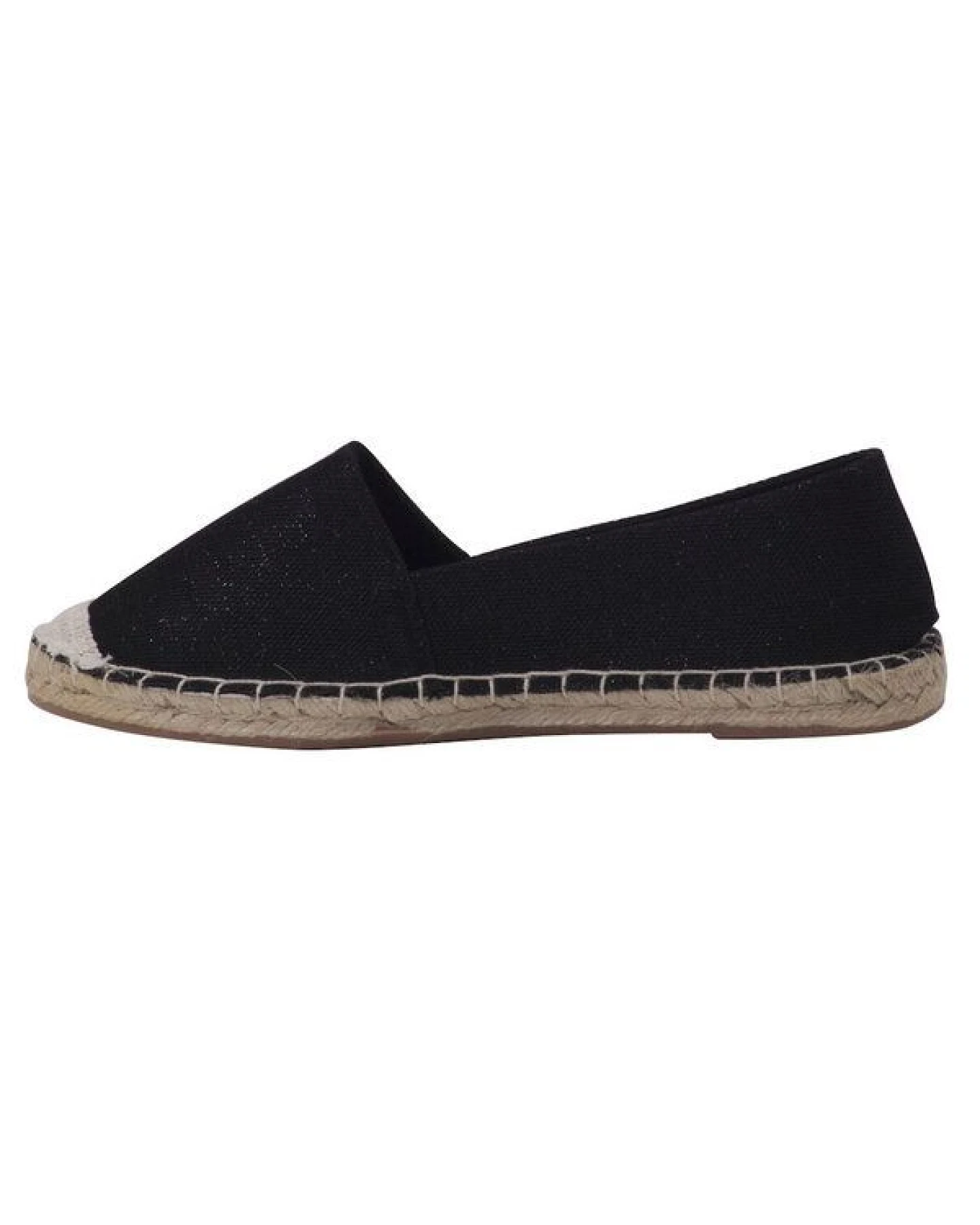 Japanwelt Espadrilles Damen Espadrilles Glitzer Canvas Slipper Sommerlatschen ALS Abendschuh – Ansicht 4