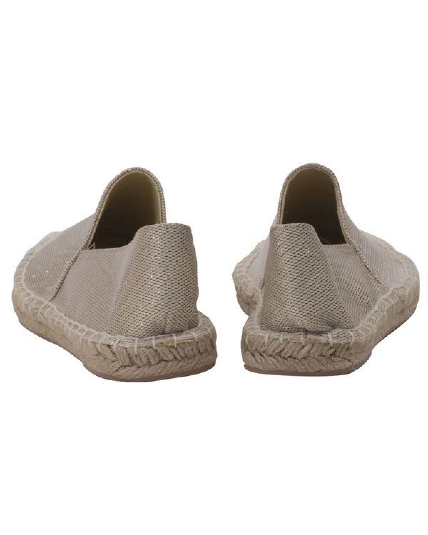 Japanwelt Espadrilles Damen Espadrilles Glitzer Canvas Slipper Sommerlatschen ALS Abendschuh – Ansicht 2