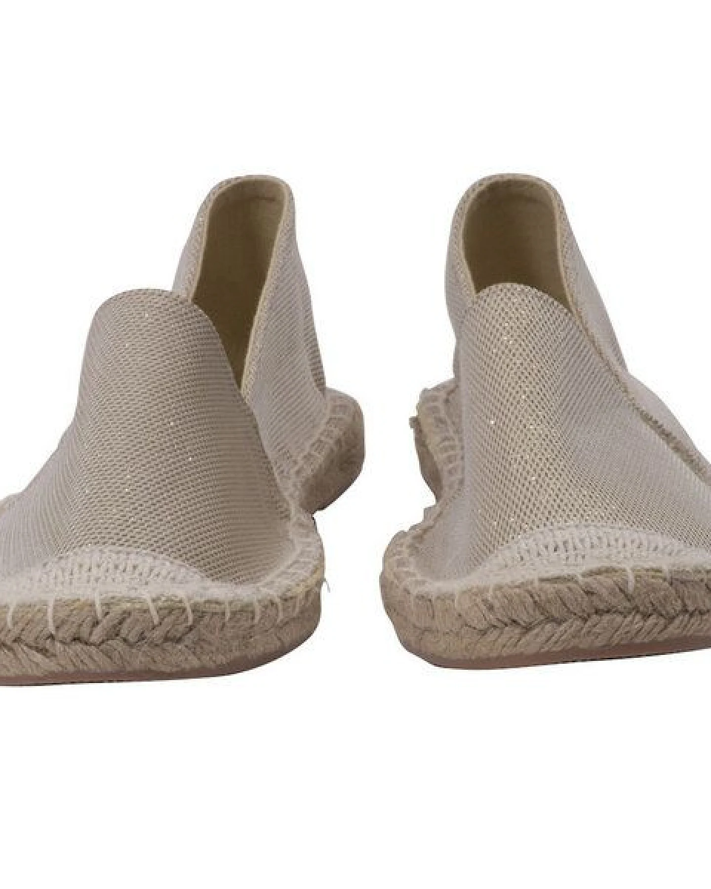 Japanwelt Espadrilles Damen Espadrilles Glitzer Canvas Slipper Sommerlatschen ALS Abendschuh – Ansicht 3