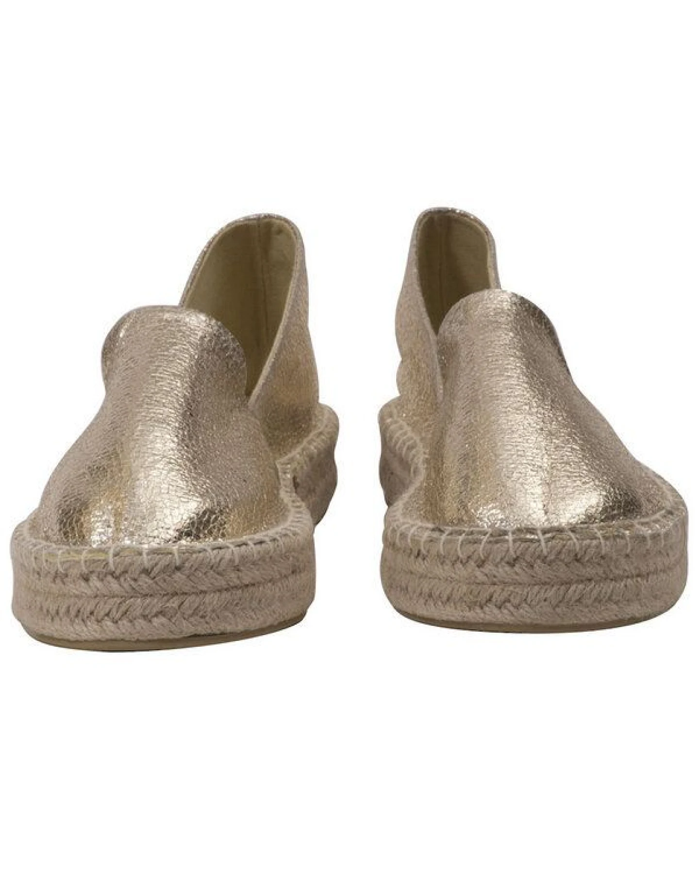 Japanwelt Espadrilles Damen Espadrilles Plateau Metallic Glitzer Sommerlatschen Plateausohle – Ansicht 3