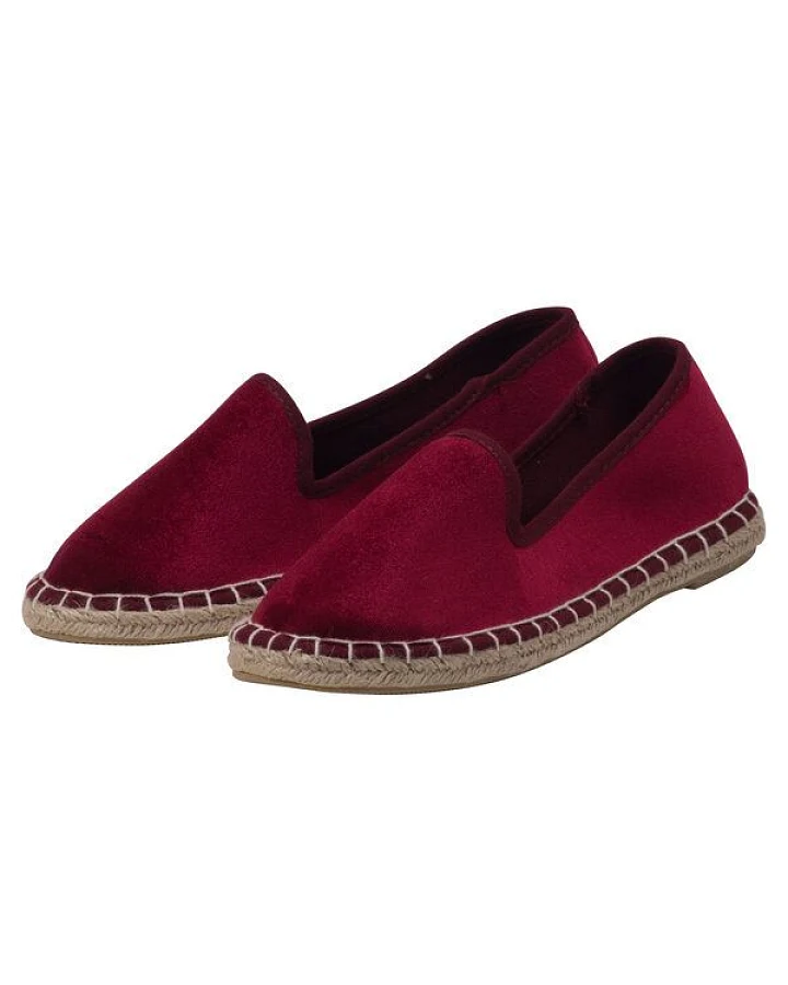 Japanwelt Espadrilles Espadrilles Samtschuhe Pantoffeln Slipper Sommerlatschen Ballerinas