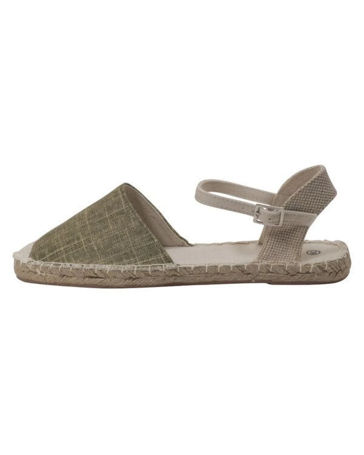 Japanwelt Espadrilles Damen Espadrilles Riemchen Canvas offen Slipper Sommersandalen – Ansicht 4