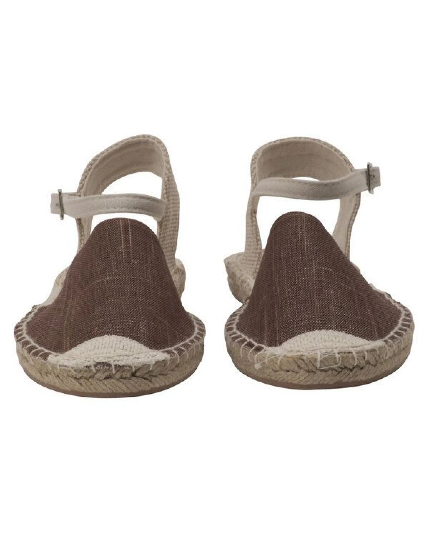 Japanwelt Espadrilles Damen Espadrilles Riemchen Canvas offen Slipper Sommersandalen – Ansicht 3