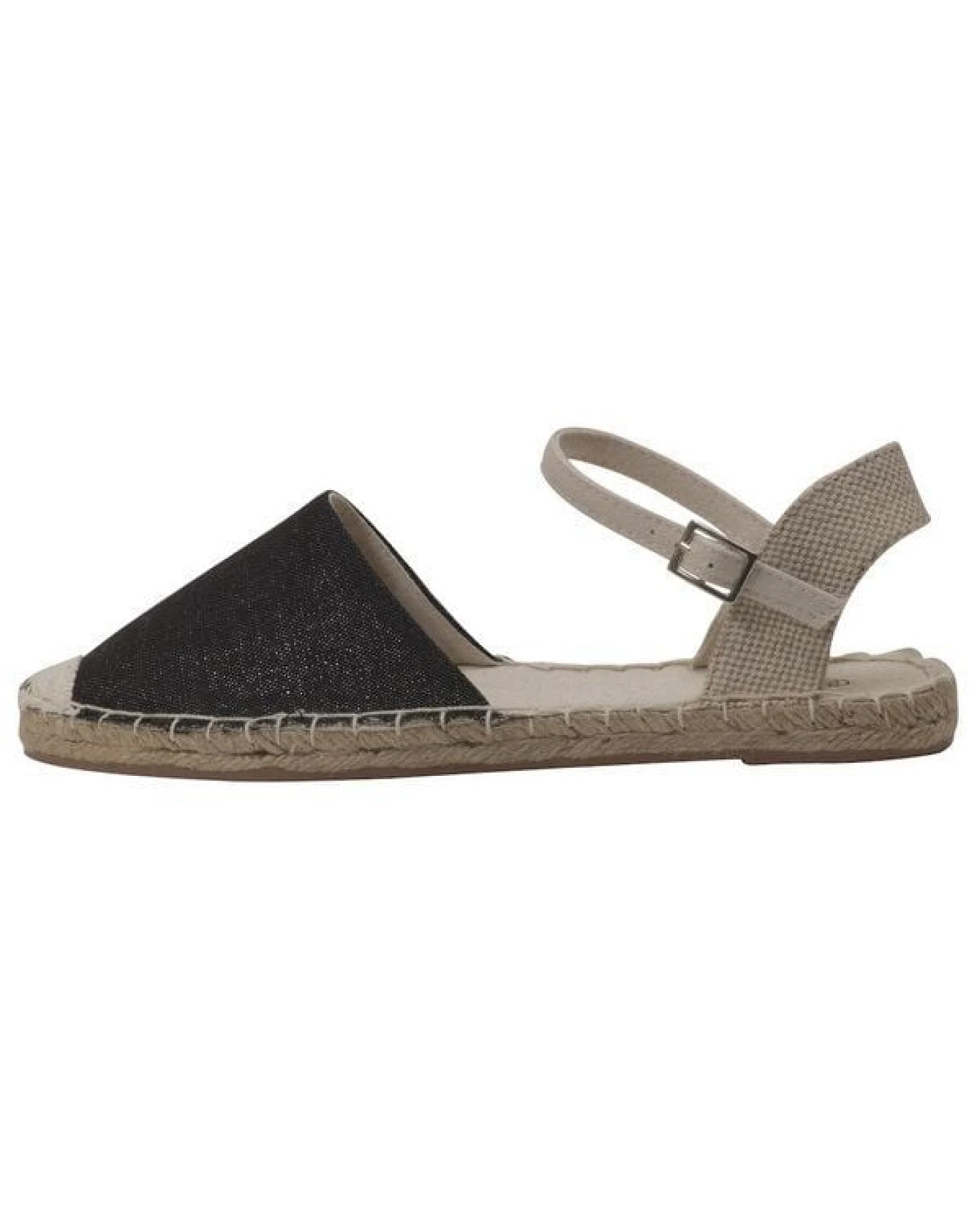 Japanwelt Espadrilles Damen Espadrilles Riemchen Canvas offen Slipper Sommersandalen – Ansicht 4
