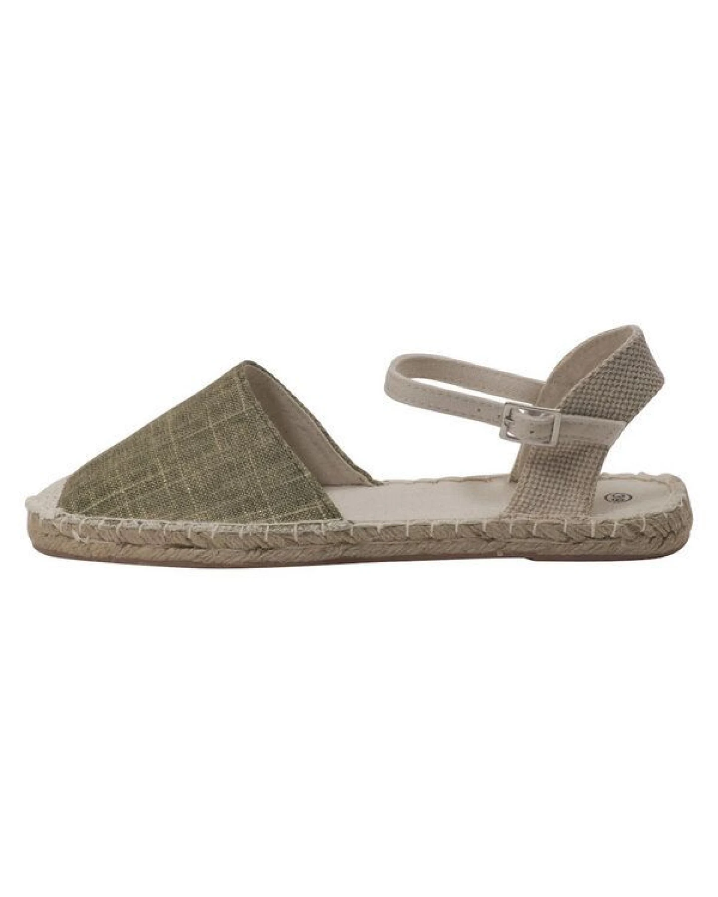 Japanwelt Espadrilles Damen Espadrilles Riemchen Canvas offen Slipper Sommersandalen – Ansicht 4