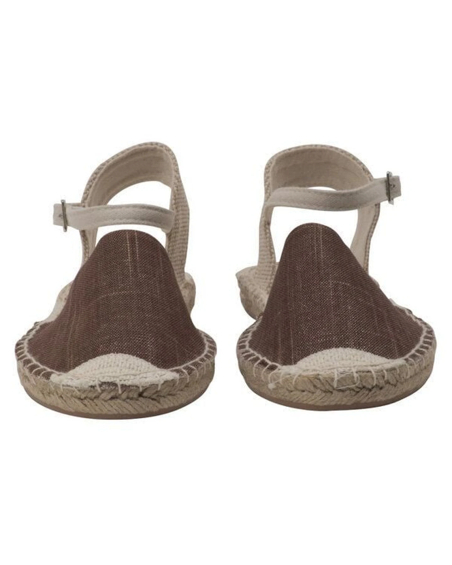 Japanwelt Espadrilles Damen Espadrilles Riemchen Canvas offen Slipper Sommersandalen – Ansicht 3