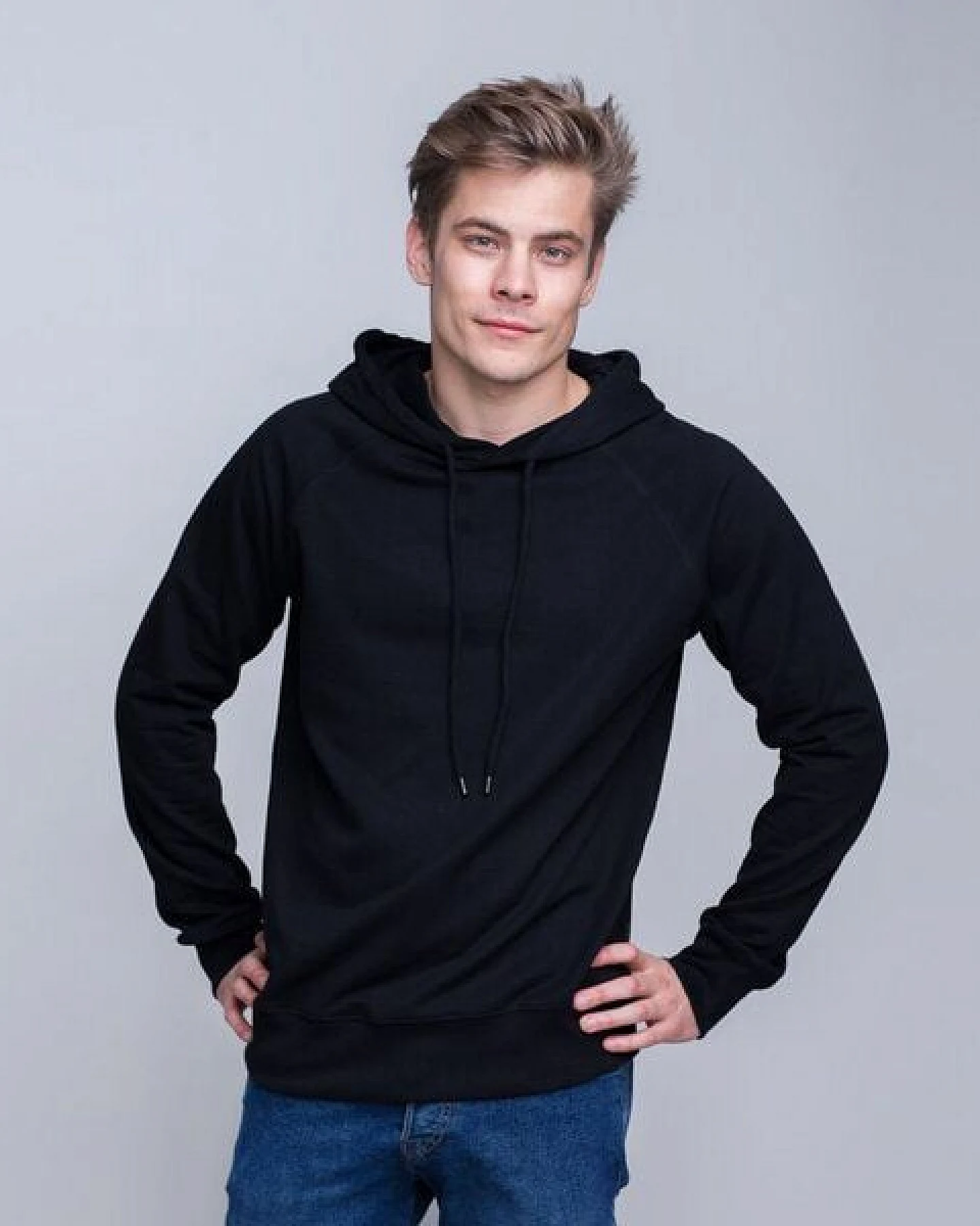 Pure Waste - Unisex Raglan Hoodie – Ansicht 3