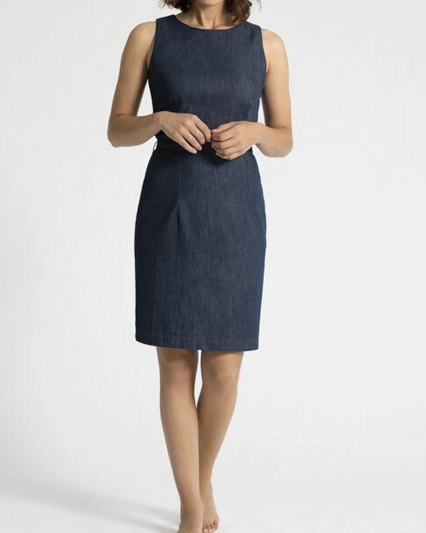 Feuervogl Kim Shiftdress aus LIGHT DENIM in classic blue – Ansicht 2