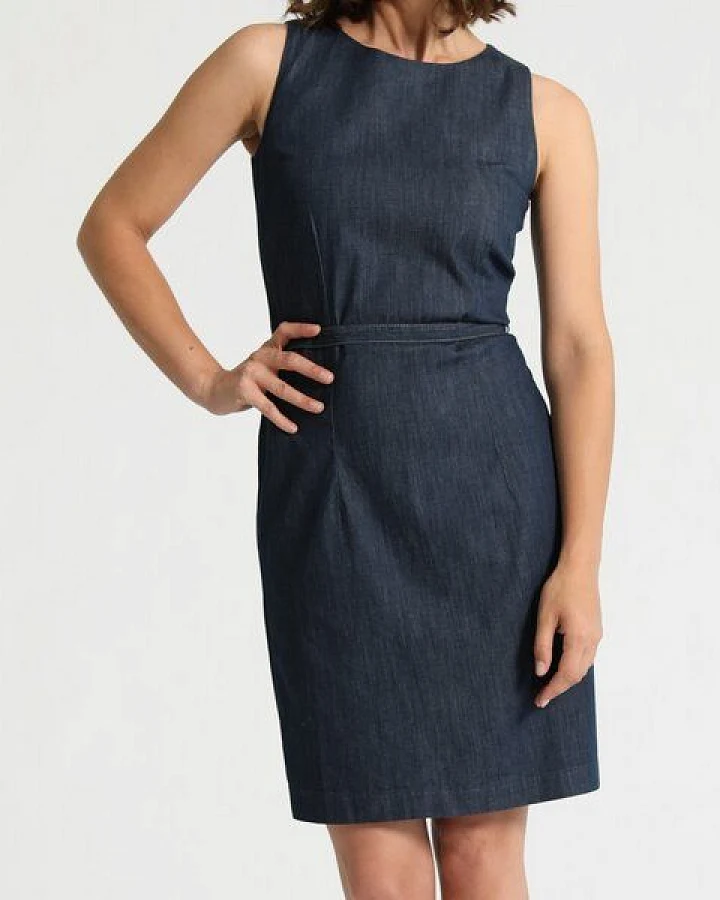 Feuervogl Kim Shiftdress aus LIGHT DENIM in classic blue