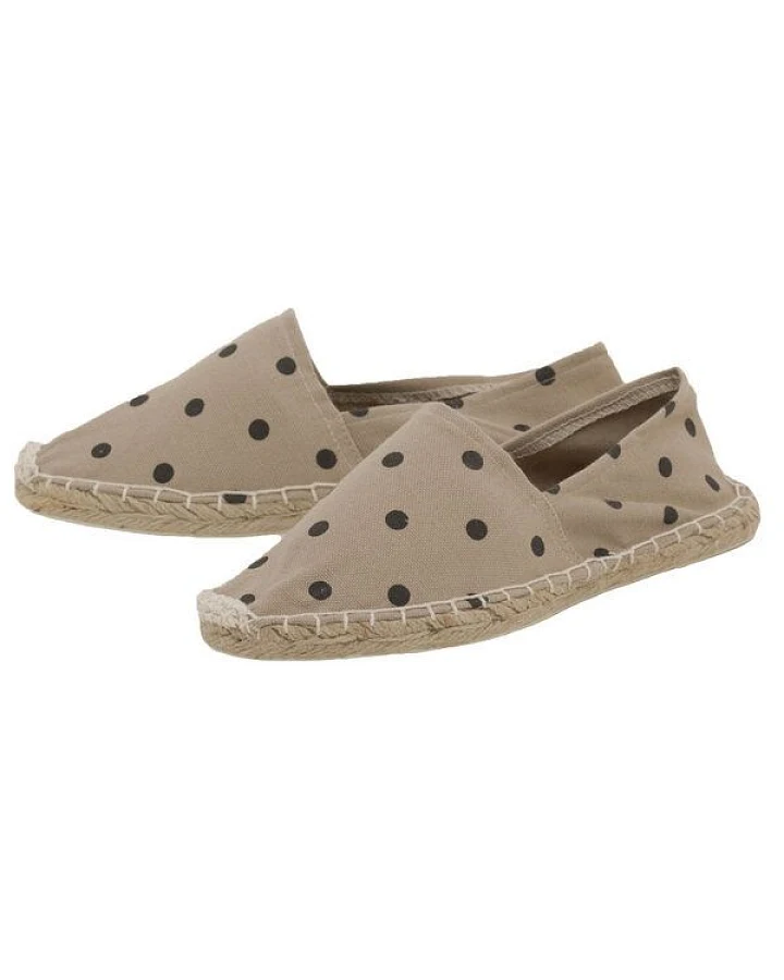 Japanwelt Espadrilles Classic Espadrilles Polka Dots Canvas Unix Gepunktete Sommer Slipper