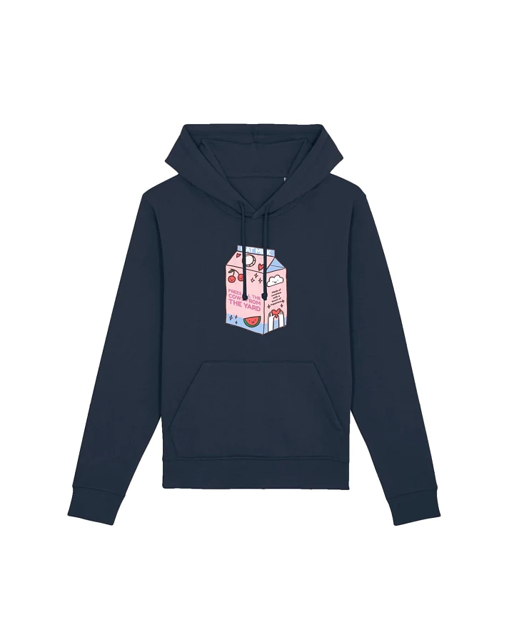 Oat Milk Club Damen vegan Hoodie Meine Hafermilch Befreit Alle Kühe Vom Hof Unisex Marineblau