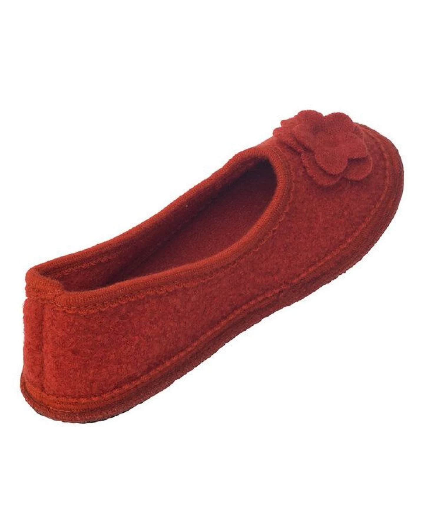 Bacinas Warme Ballerina Hausschuhe Damen Schurwolle Wollwalk Filzsohle – Ansicht 3