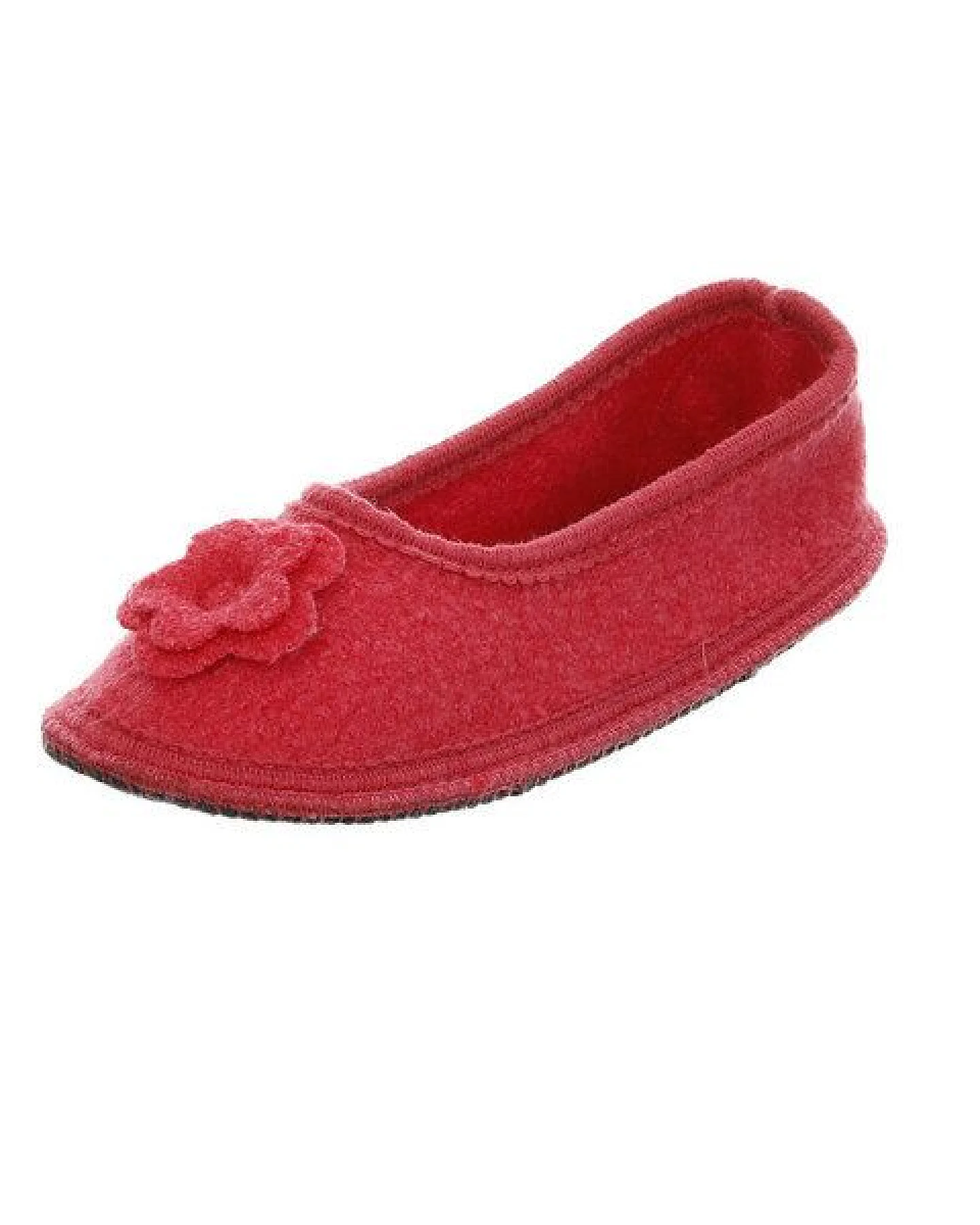 Bacinas Warme Ballerina Hausschuhe Damen Schurwolle Wollwalk Filzsohle – Ansicht 2