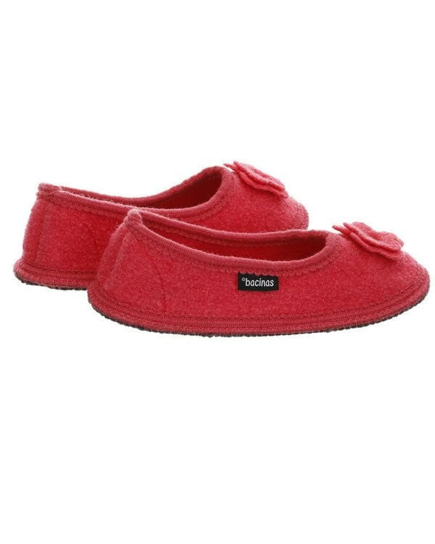 Bacinas Warme Ballerina Hausschuhe Damen Schurwolle Wollwalk Filzsohle – Ansicht 4