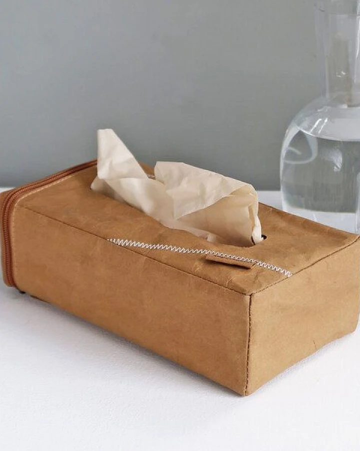 Zuperzozial Kosmetiktücherbox aus Papier, inkl. 80 Tücher