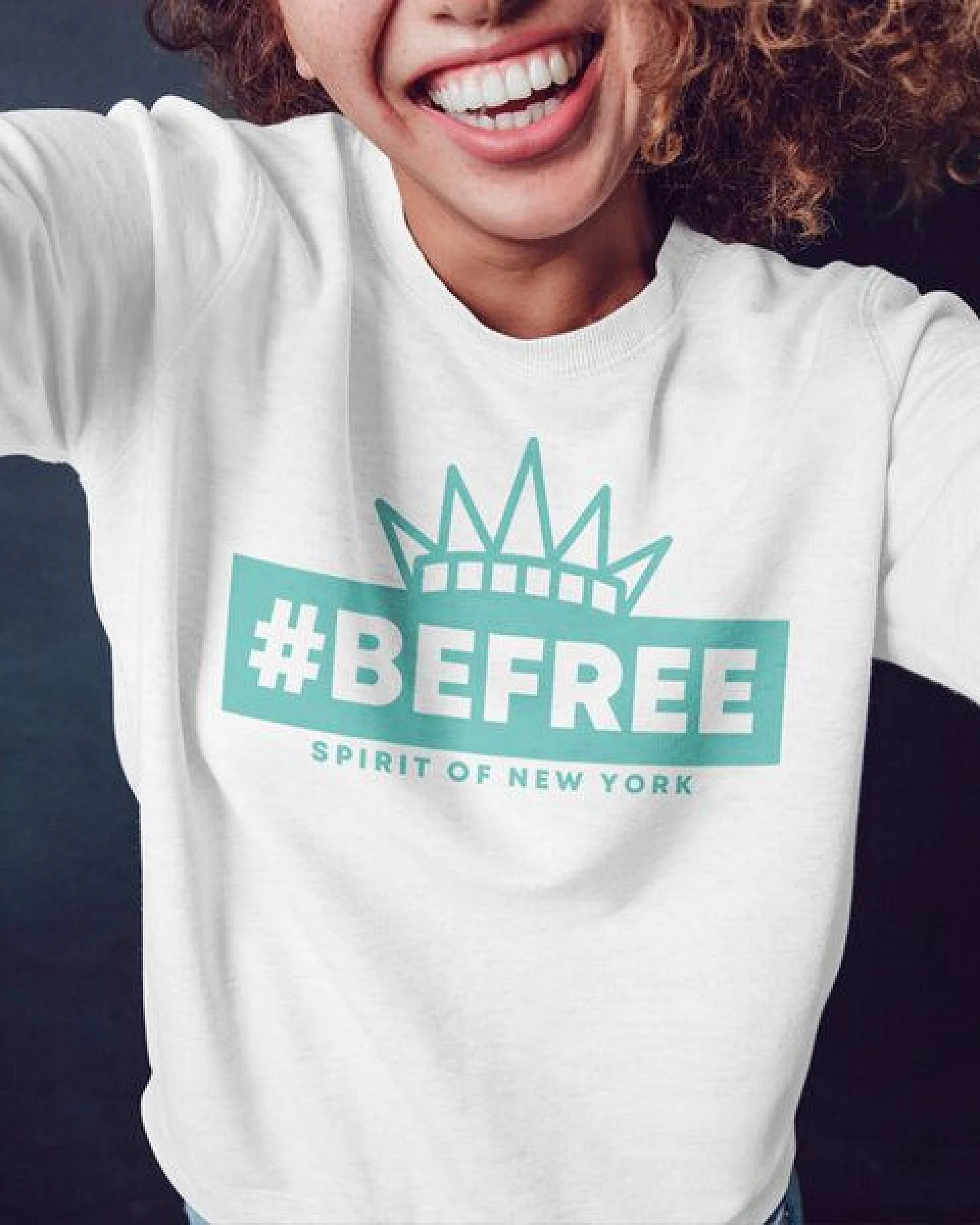 be free shoes be free – Unisex Sweatshirt “Spirit of New York” – Ansicht 2