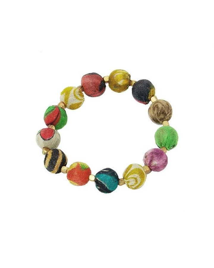 Worldfinds Kantha Armband Bauble