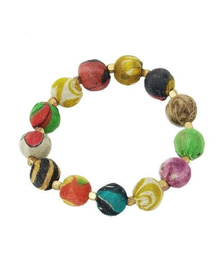 Worldfinds Kantha Armband Bauble