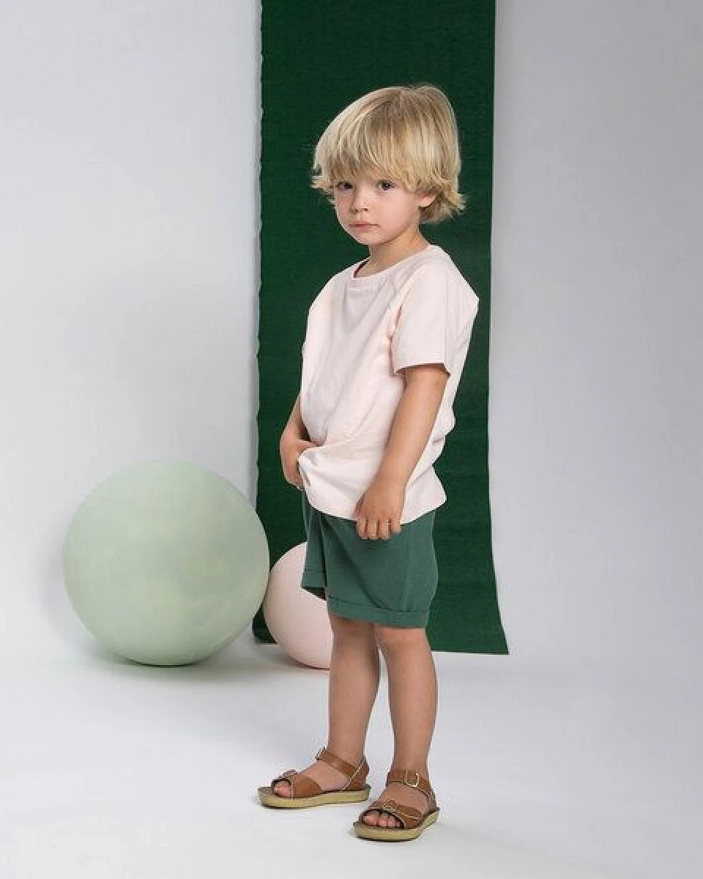 Orbasics Run-around Shorts - Kinder Shorts aus weichster Bio Baumwolle – Ansicht 2