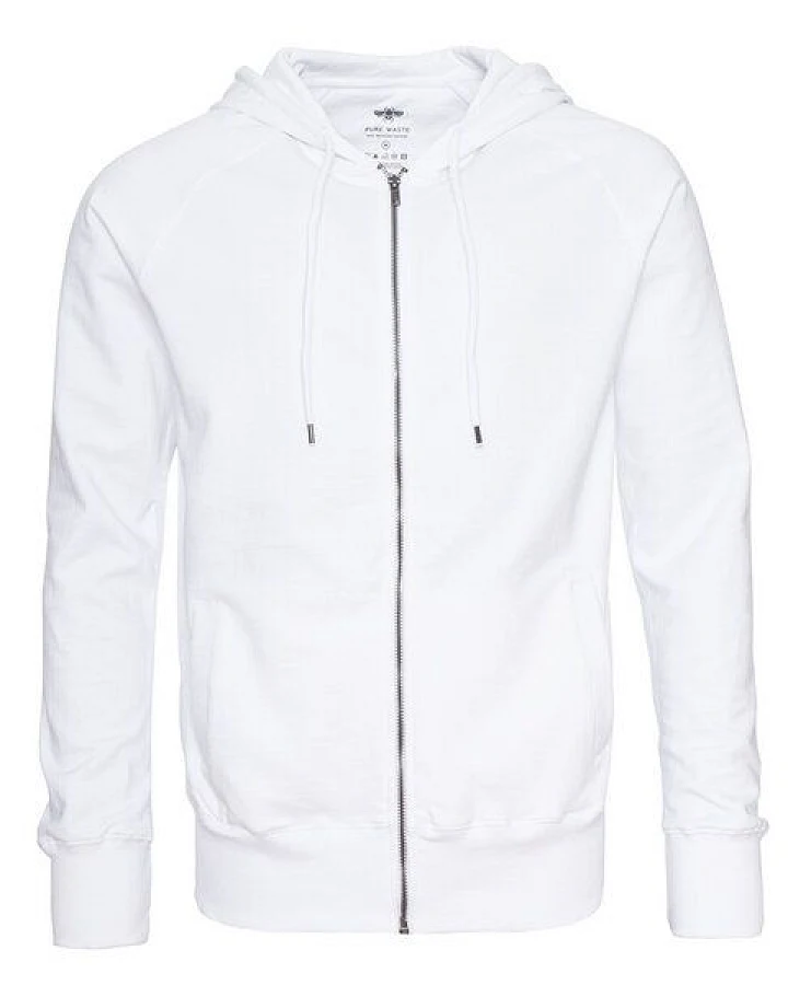 Pure Waste - Unisex Raglan Zip Hoodie