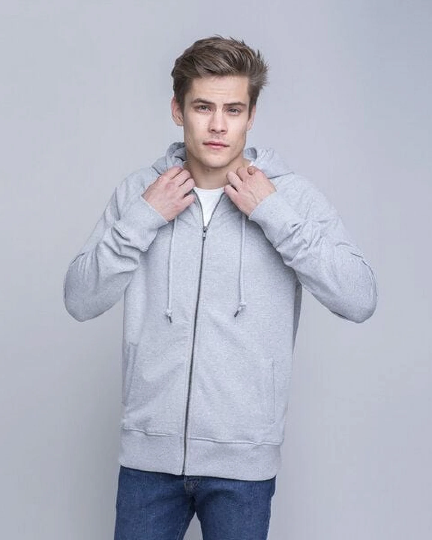 Pure Waste - Unisex Raglan Zip Hoodie – Ansicht 4