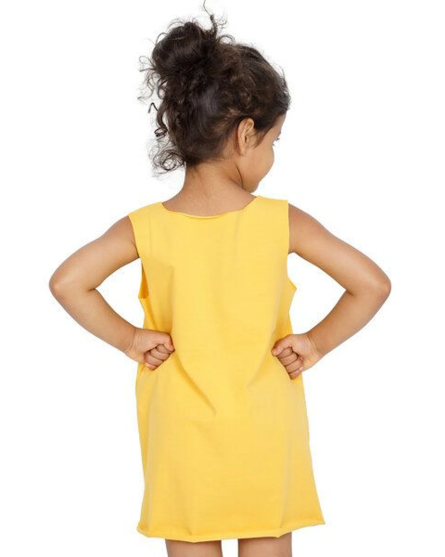 HANDGEDRUCKT "Moosglöckchen" Kinder Biokleidchen – Ansicht 2