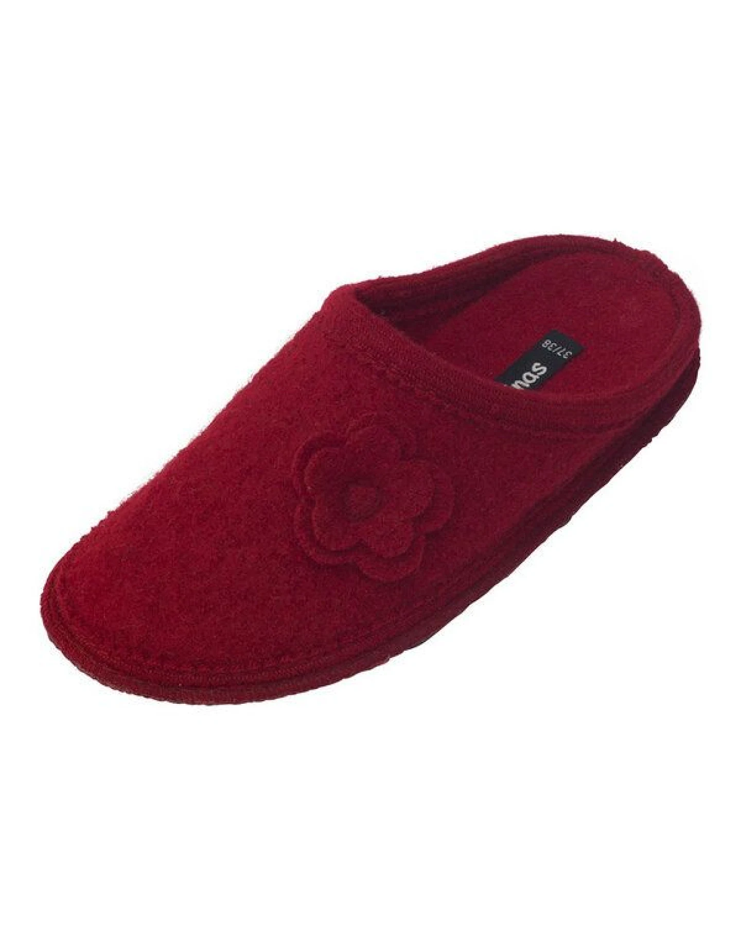Bacinas Warme Filzblume Hausschuhe Damen Schurwolle Wollwalk Filzsohle – Ansicht 3