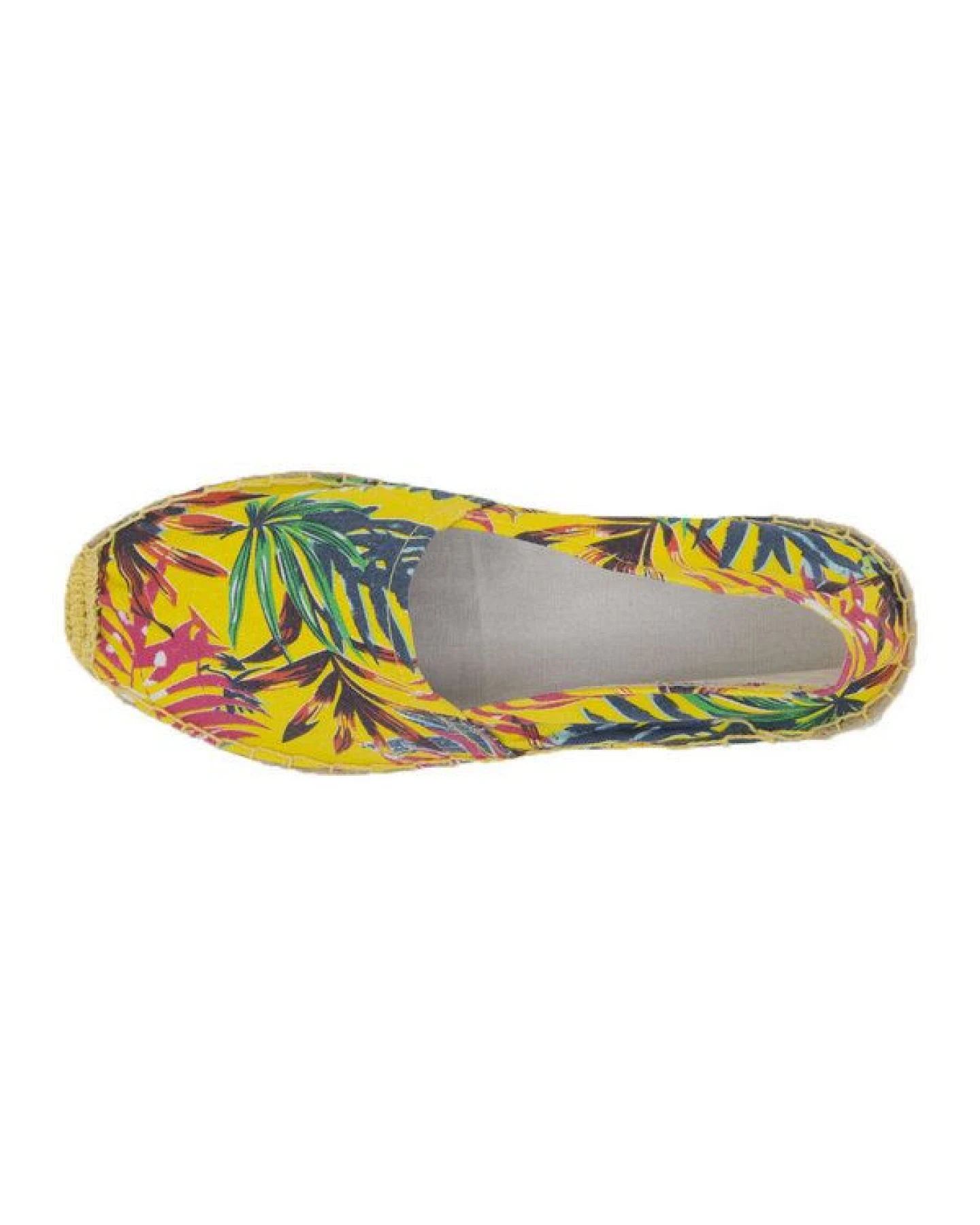 Japanwelt Espadrilles Espadrilles Canvas Unisex Sommerlatschen Leinen Hawaii gelb – Ansicht 3