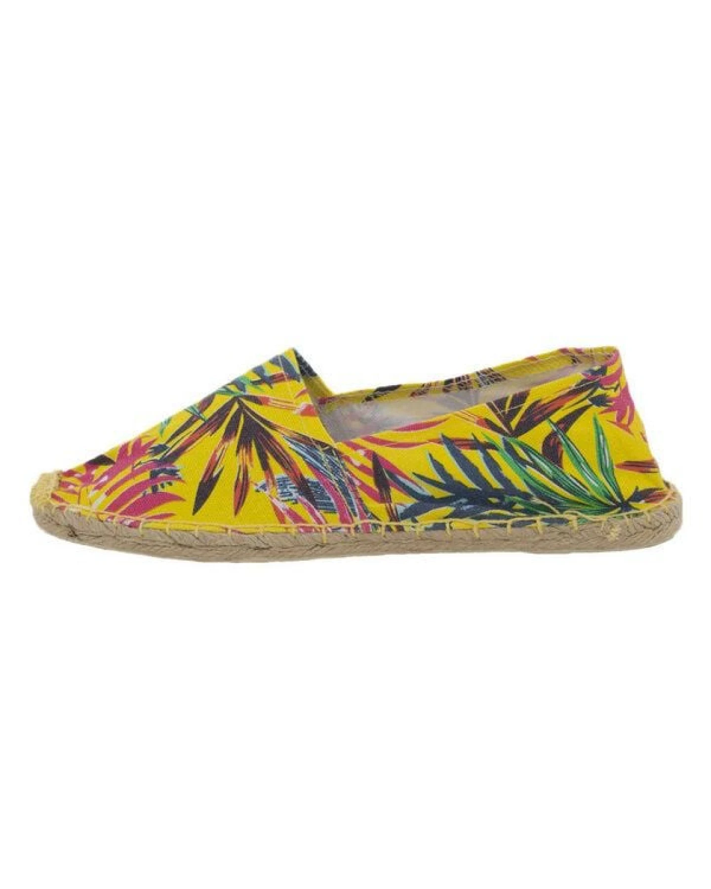 Japanwelt Espadrilles Espadrilles Canvas Unisex Sommerlatschen Leinen Hawaii gelb – Ansicht 4