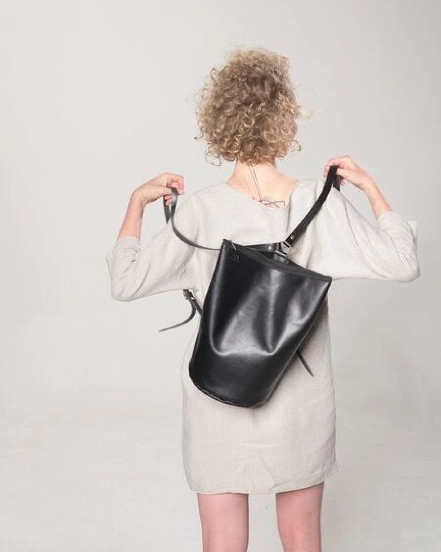 monday market Lederrucksack Susi – Ansicht 4