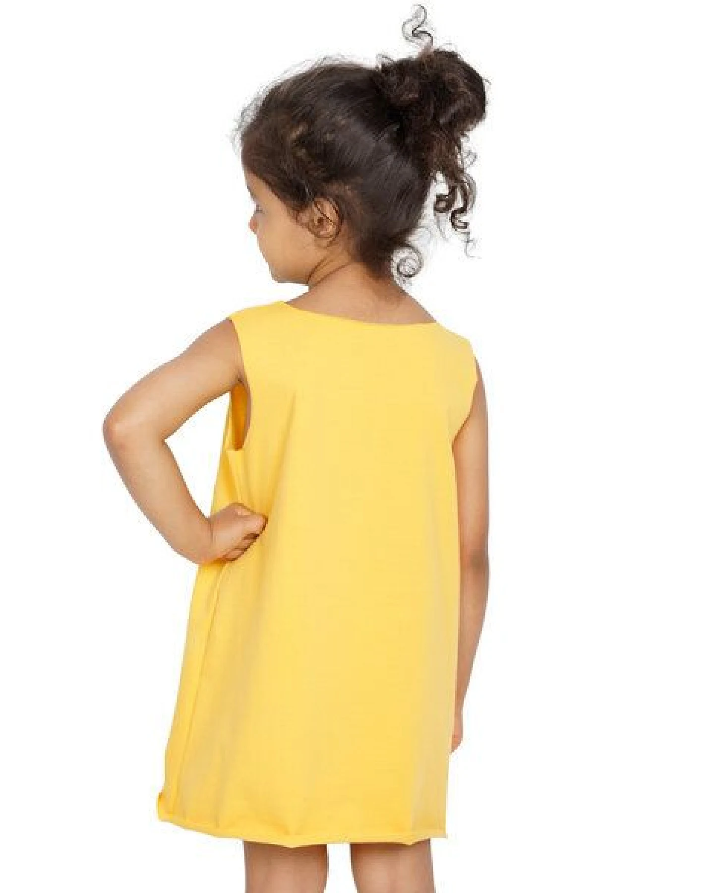 HANDGEDRUCKT Meerjungfrau Kinderkleidchen – Ansicht 2