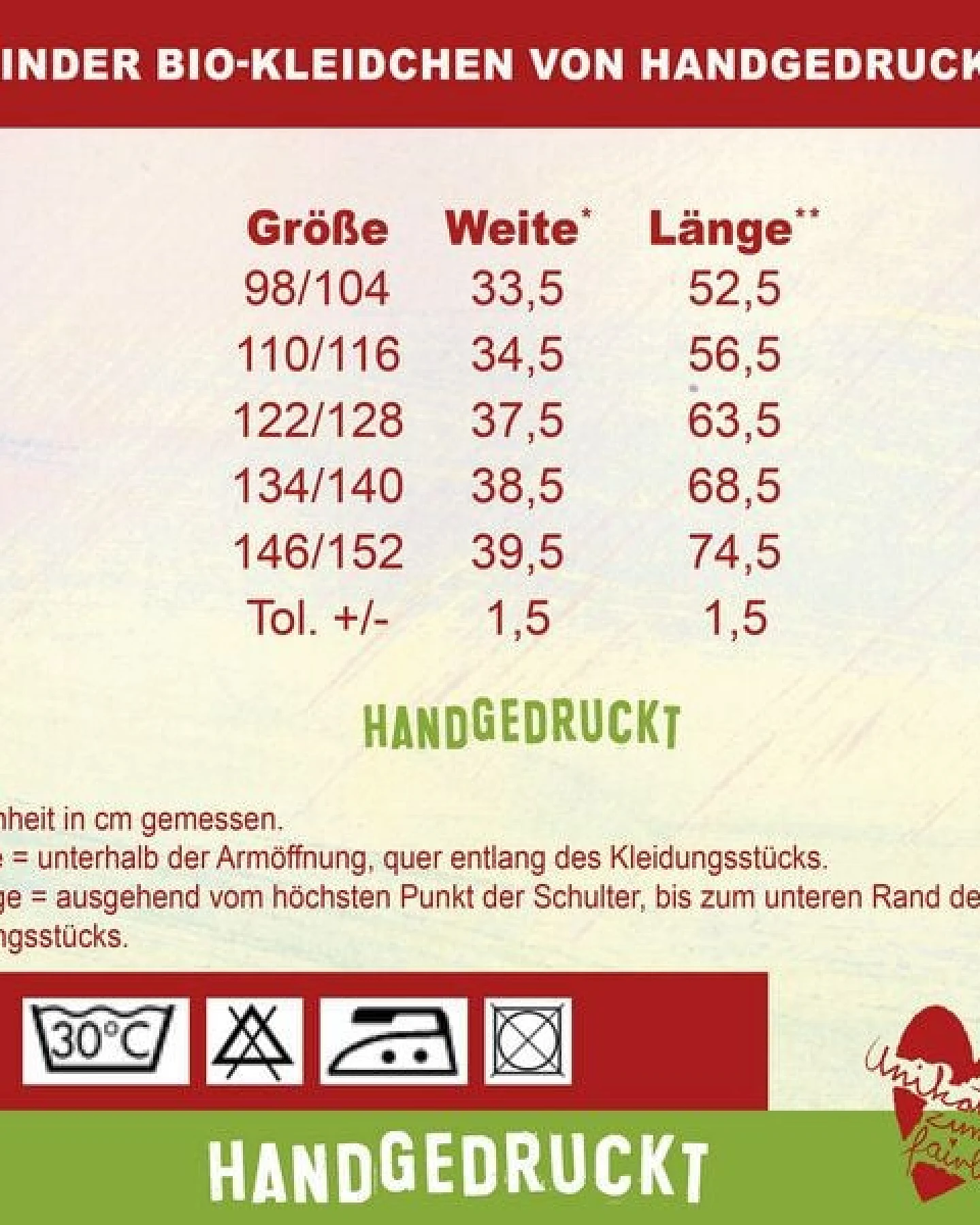 HANDGEDRUCKT Meerjungfrau Kinderkleidchen – Ansicht 3
