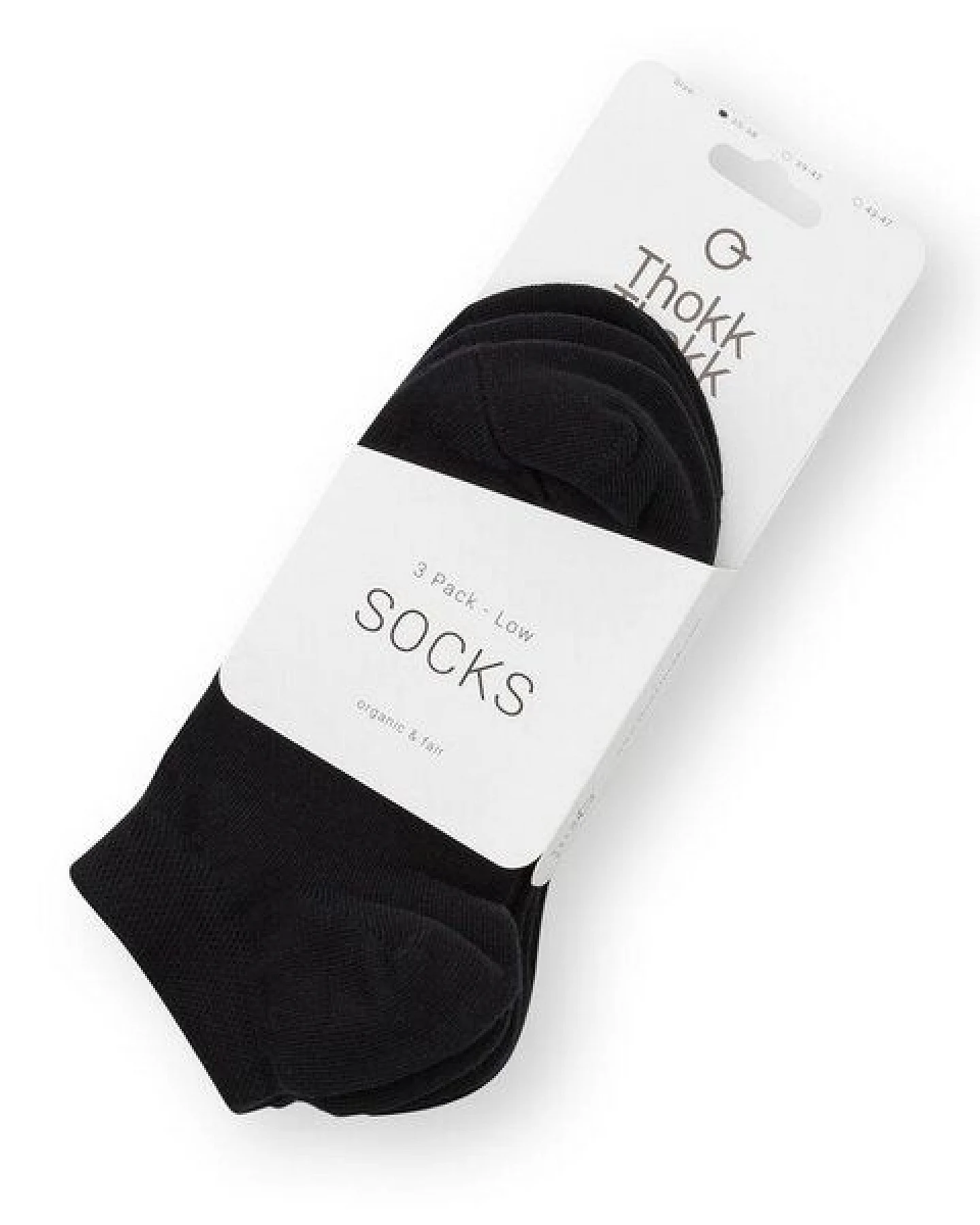 ThokkThokk Sneaker Socken 3er-Pack aus Biobaumwoll-Mix – Ansicht 2