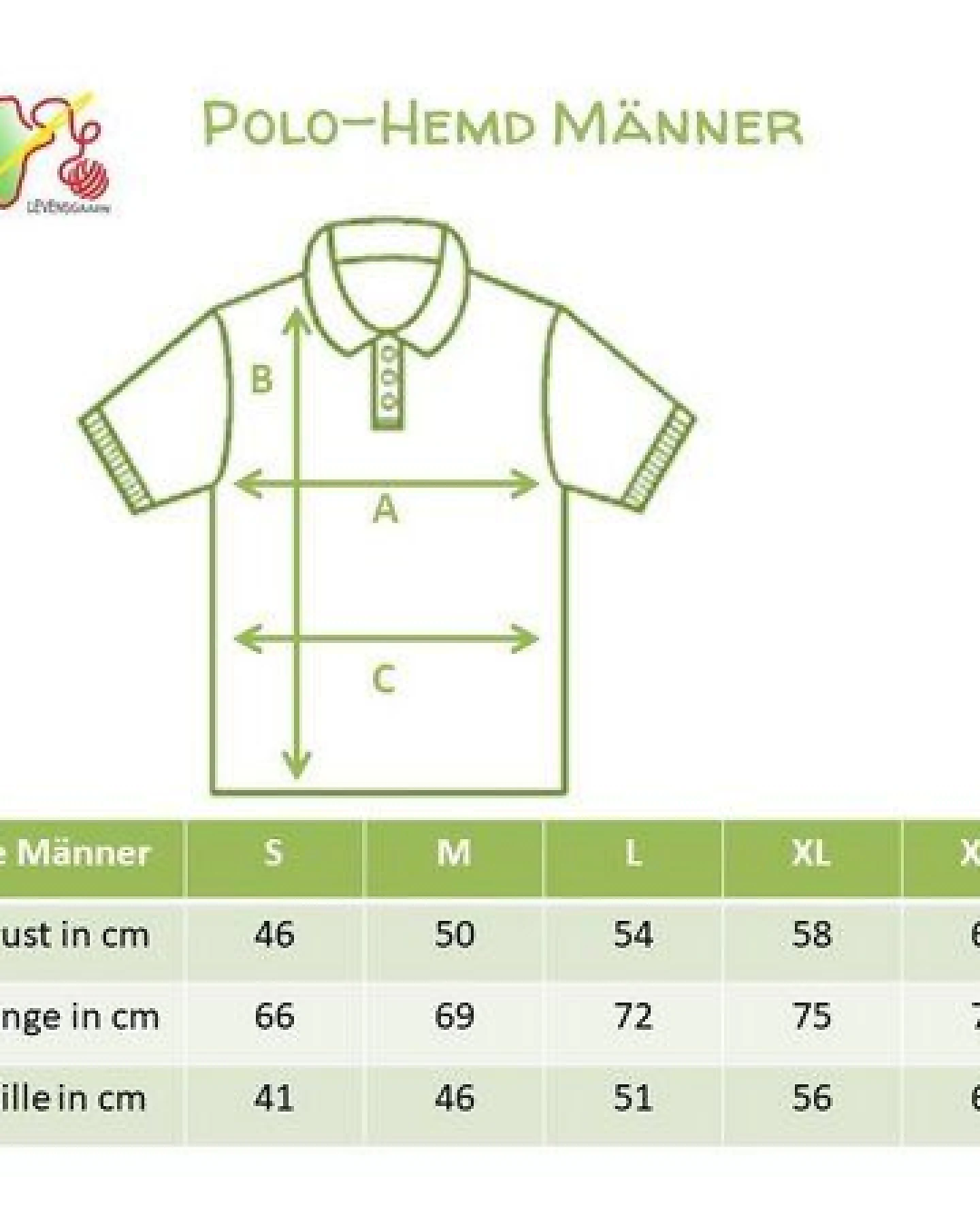 Levensgaarn Polo-Hemd Männer – Ansicht 3