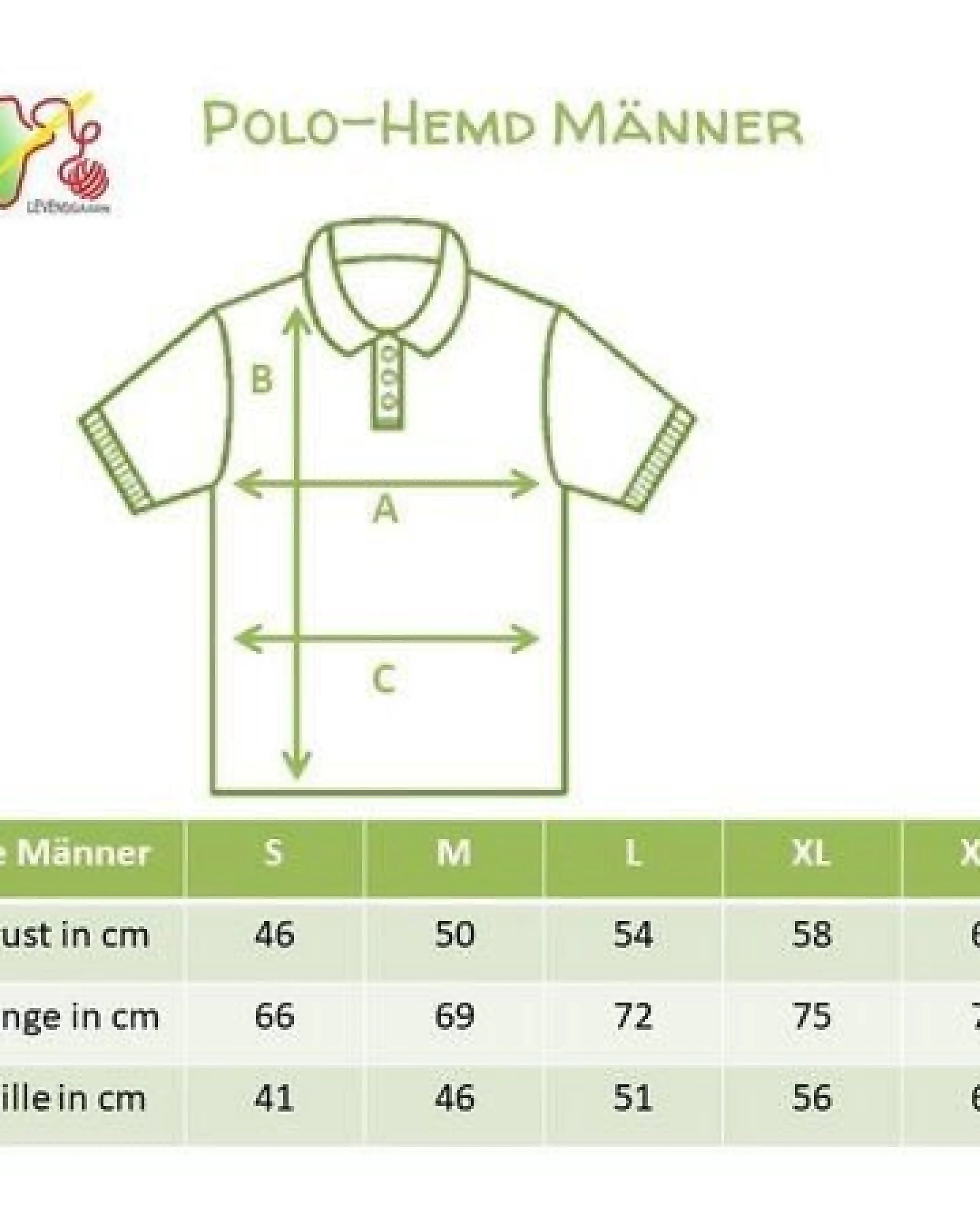Levensgaarn Polo-Hemd Männer – Ansicht 4