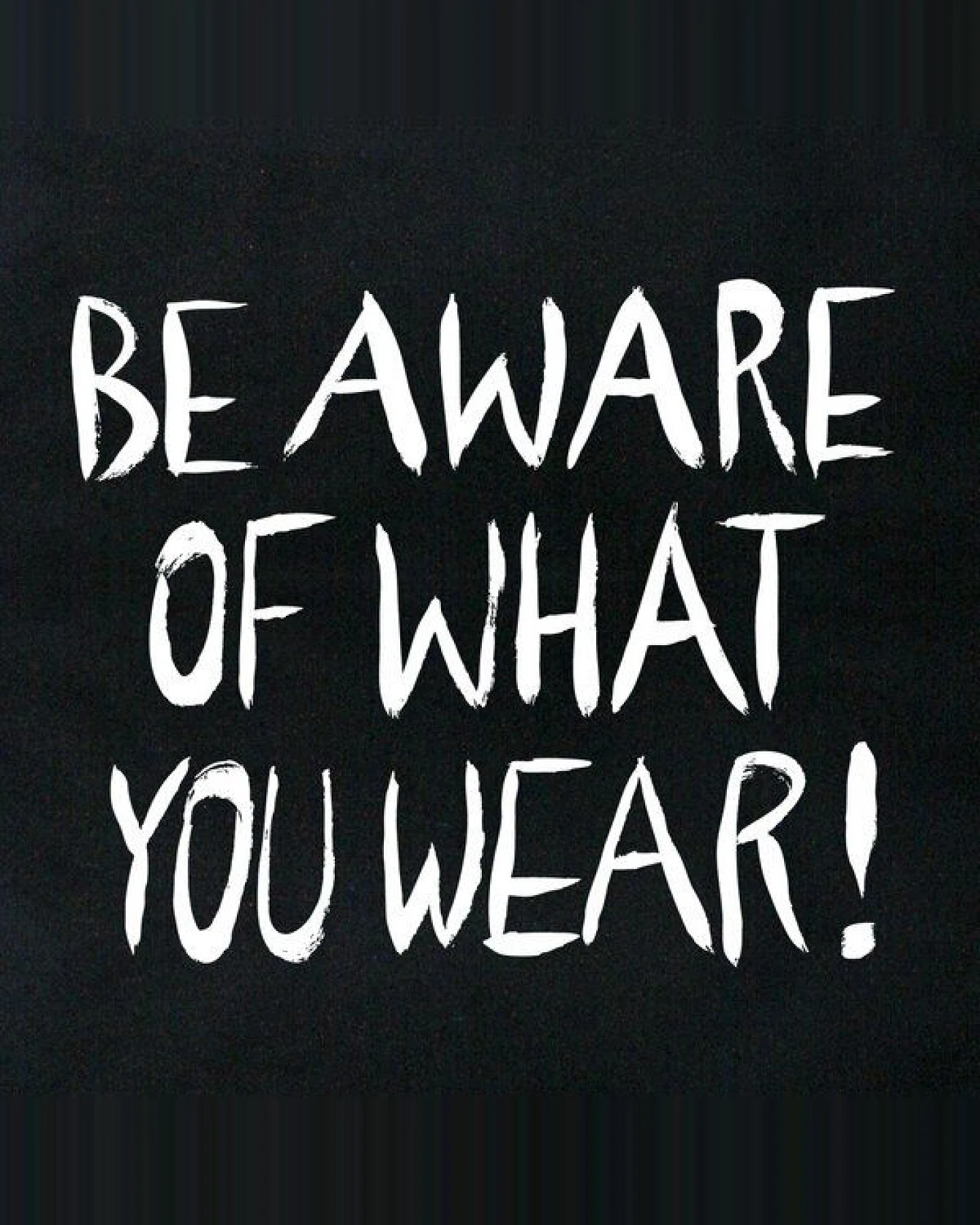 GARY MASH Baumwolltasche Be aware of what you wear! – Ansicht 2