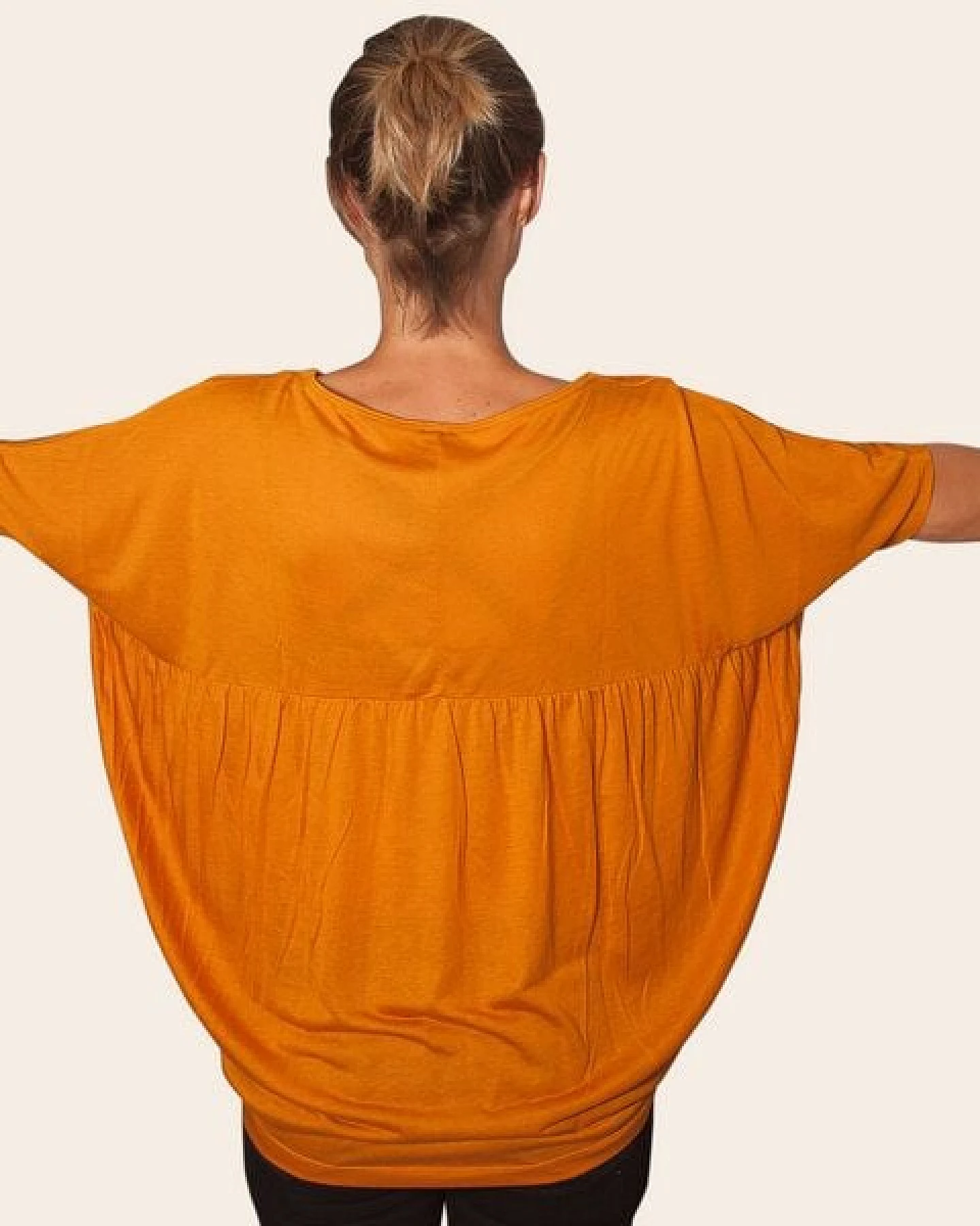päfjes Basic - Fair gehandeltes, kurzarm Frauen Flow T-Shirt aus Modal – Ansicht 4