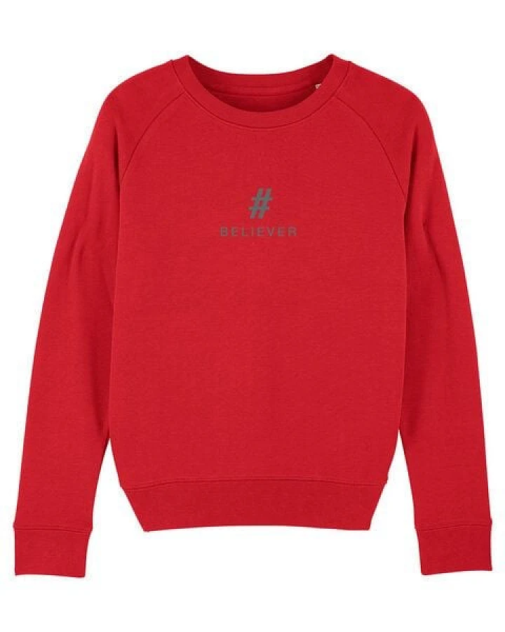 University of Soul Damen Sweatshirt aus Bio-Baumwolle "BELIEVER"