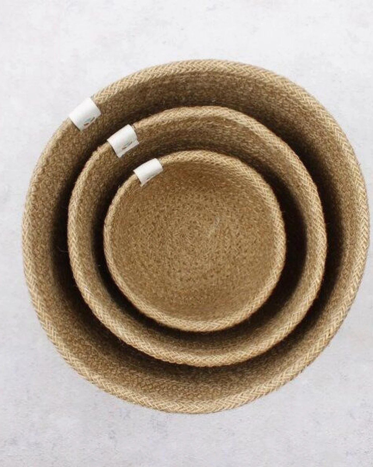 reSpiin 3er-Set große Körbe aus Jute – Ansicht 2