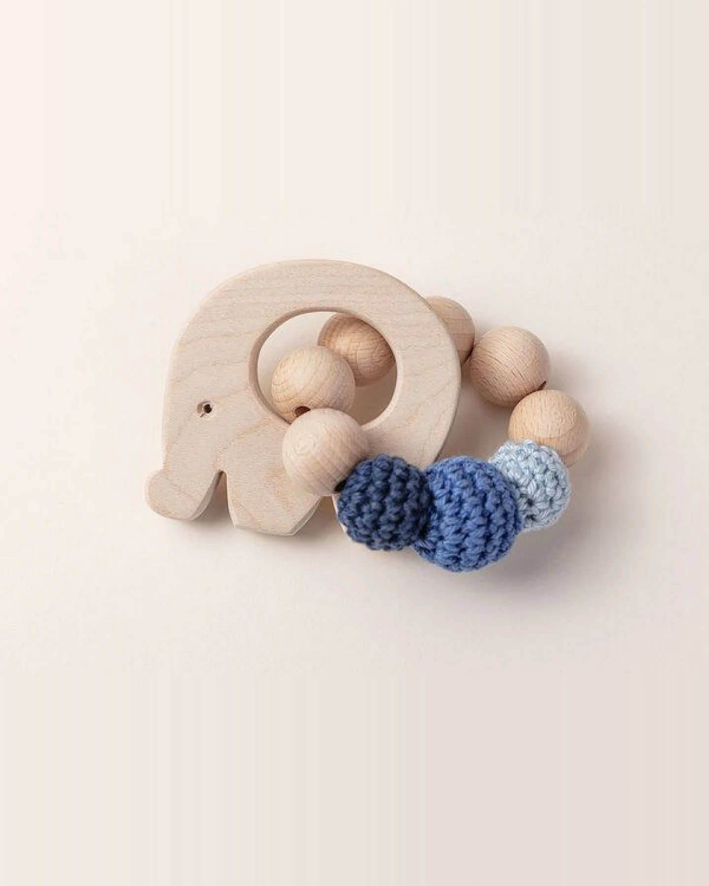NoniKids Berlin Greifling Beißring Holz *Elefant* – Ansicht 2