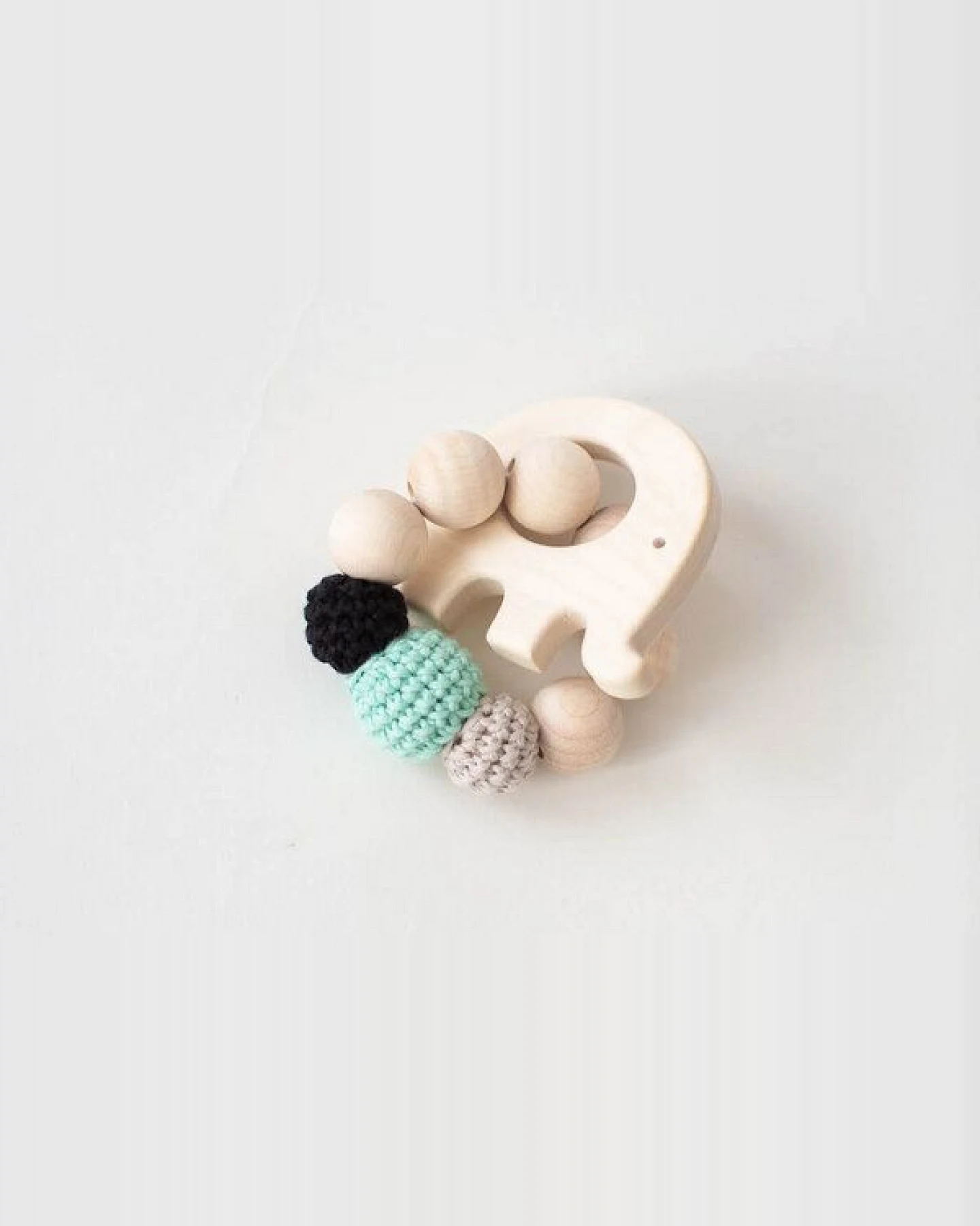 NoniKids Berlin Greifling Beißring Holz *Elefant* – Ansicht 2