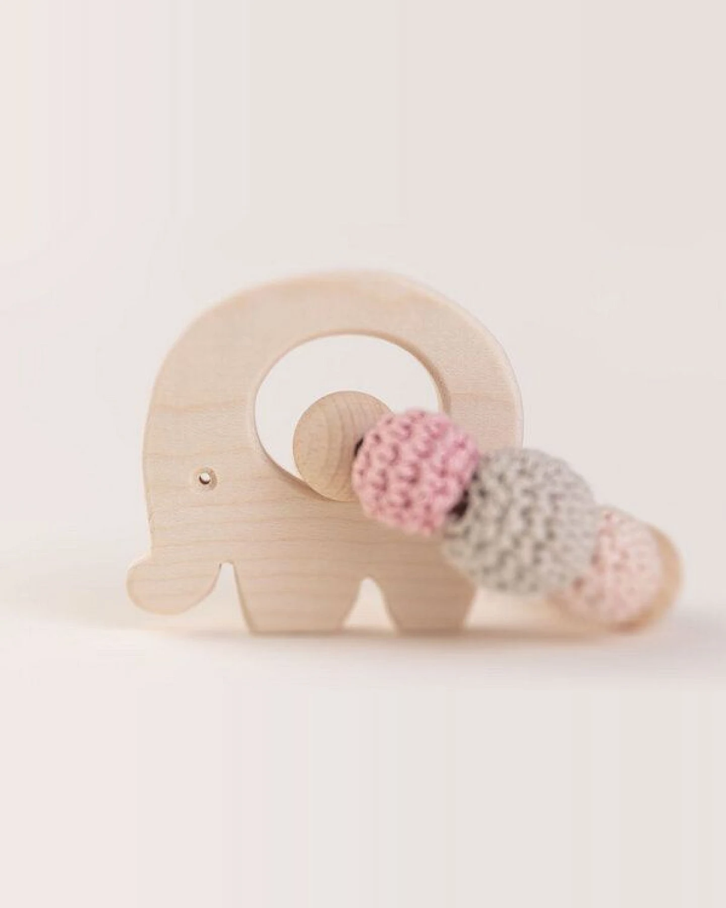 NoniKids Berlin Greifling Beißring Holz *Elefant* – Ansicht 3