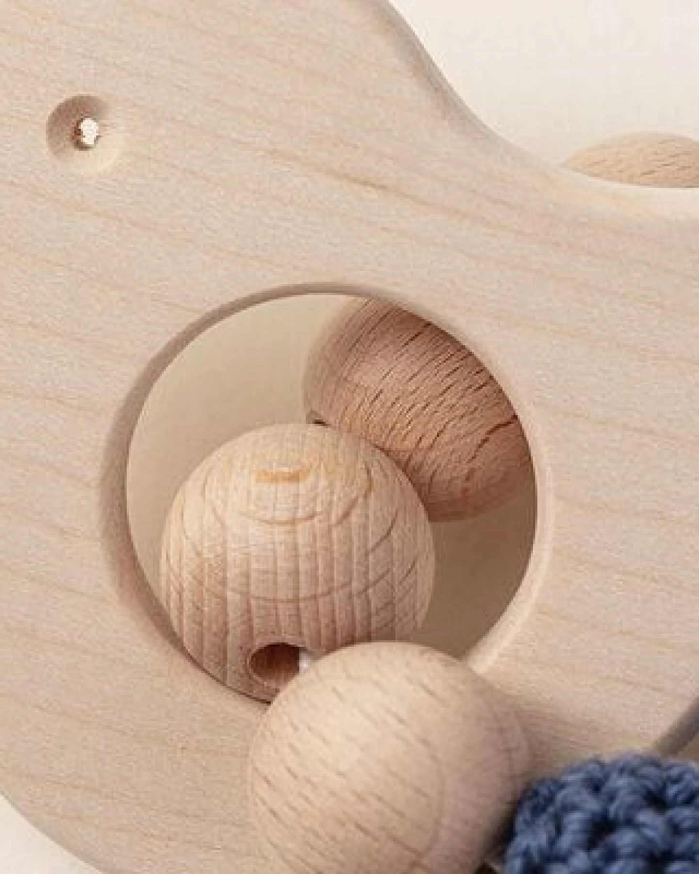 NoniKids Berlin Greifling Beißring Holz *Vogel* – Ansicht 4