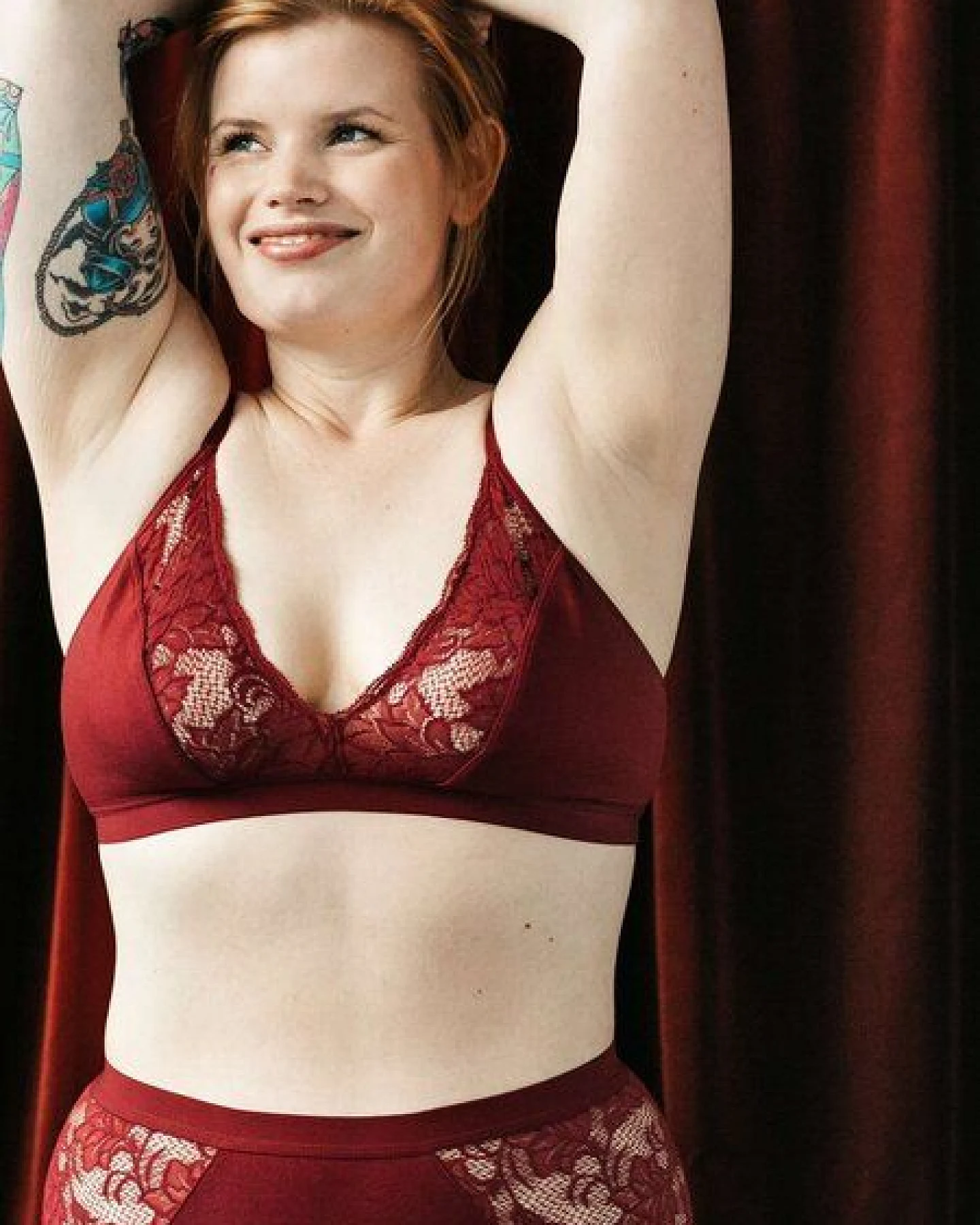 erlich textil Alisa bügelloses Bustier mit Spitze aus weichem Modal, made in Europe – Ansicht 3