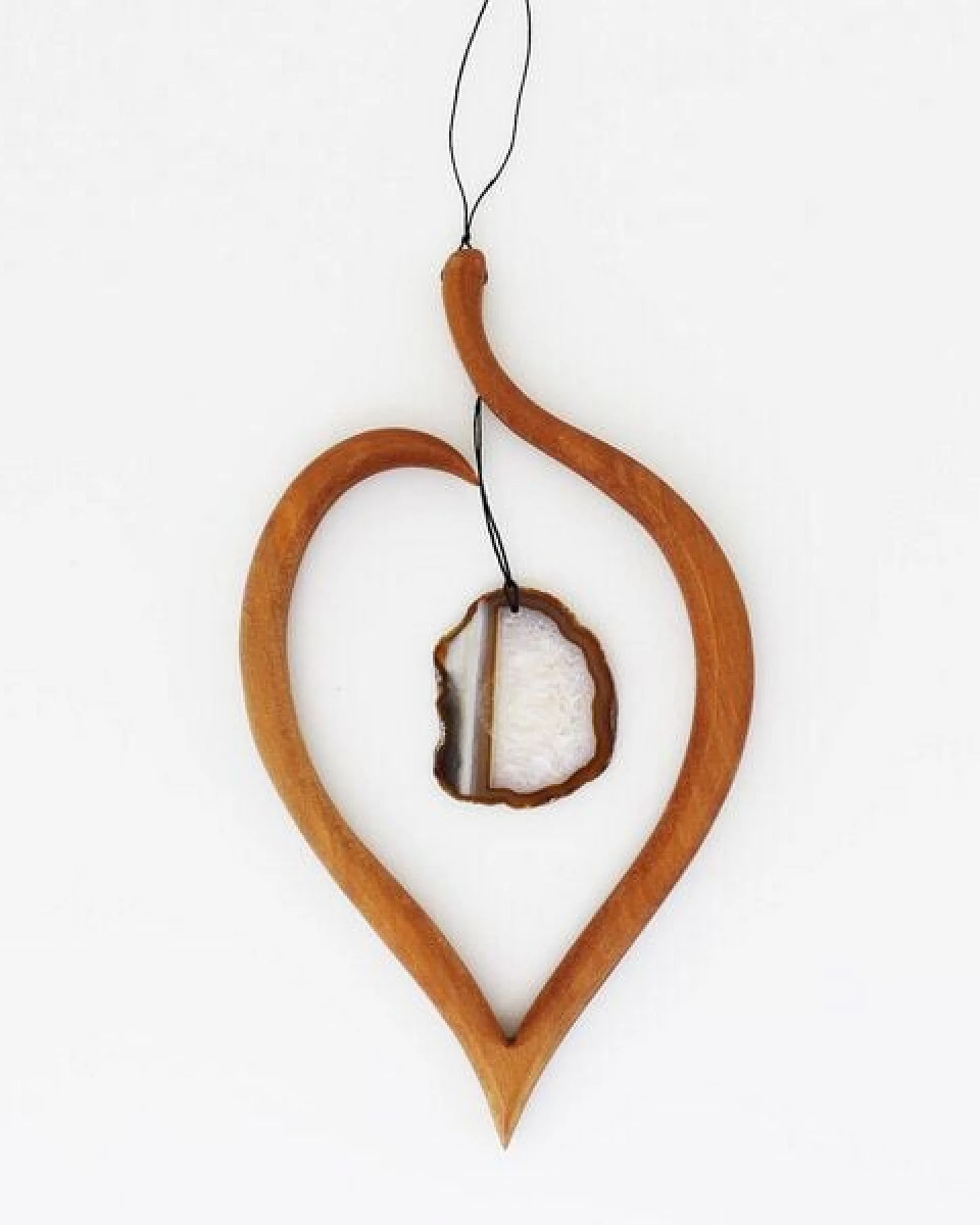 Mitienda Shop Fensterschmuck Lindenblatt - Stein natur – Ansicht 3