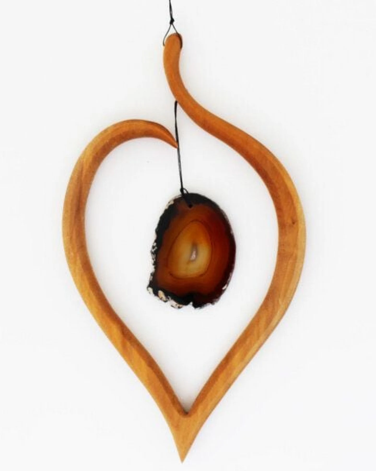 Mitienda Shop Fensterschmuck Lindenblatt - Stein natur – Ansicht 4