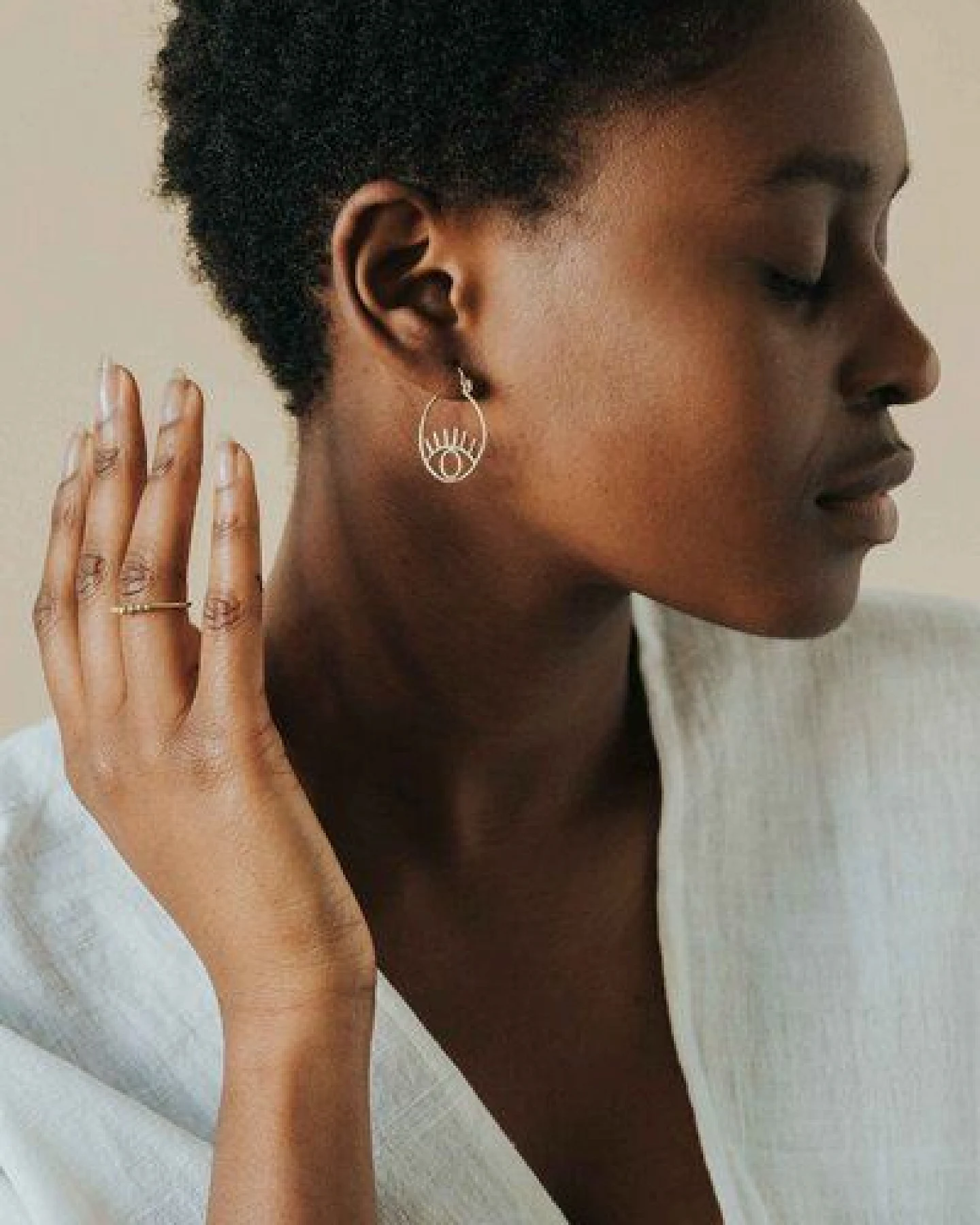 Jyoti - Fair Works Ring Rivaali Messing – Ansicht 2